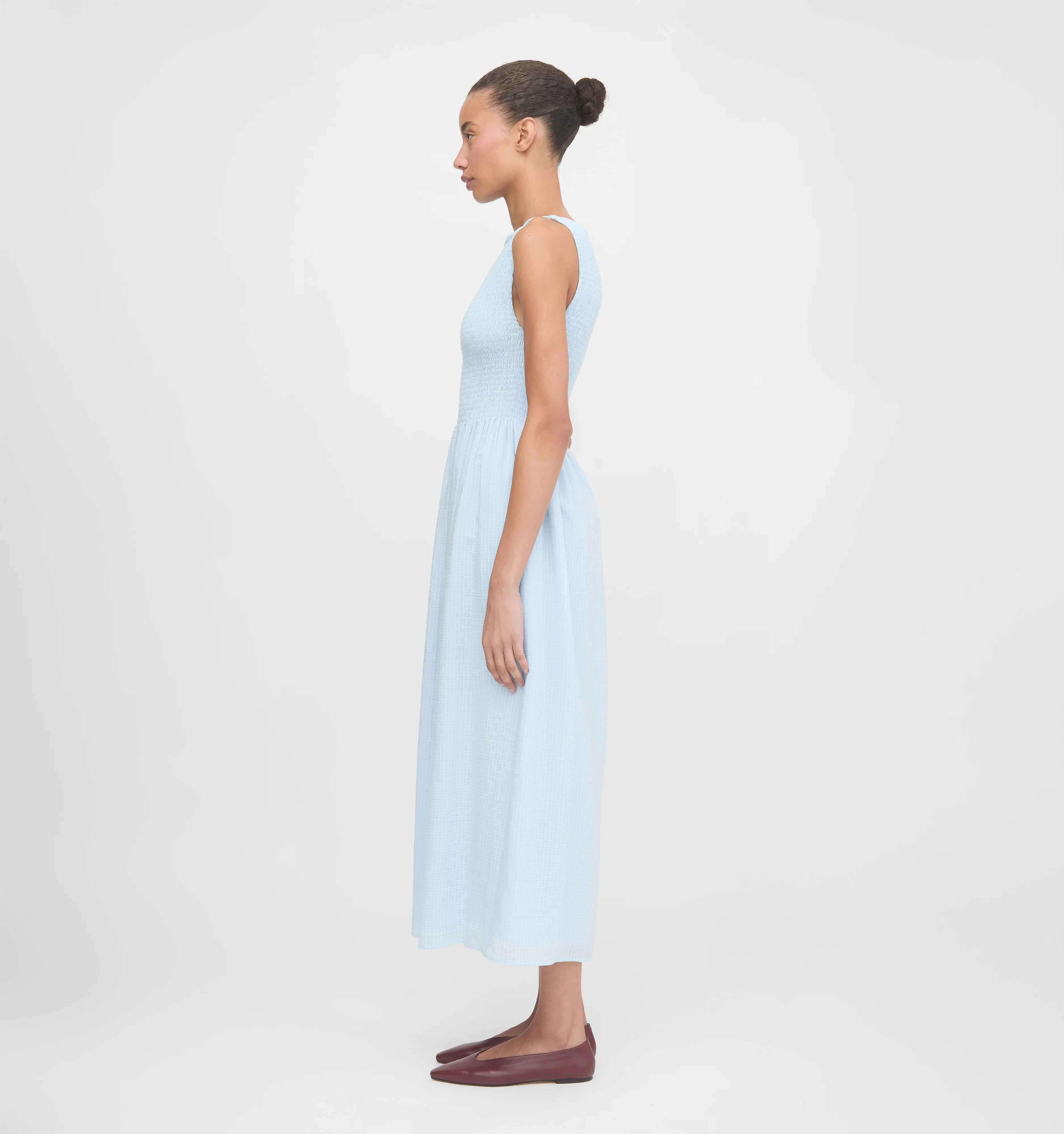 The Cosima Nap Dress - Pale Blue - Image 3