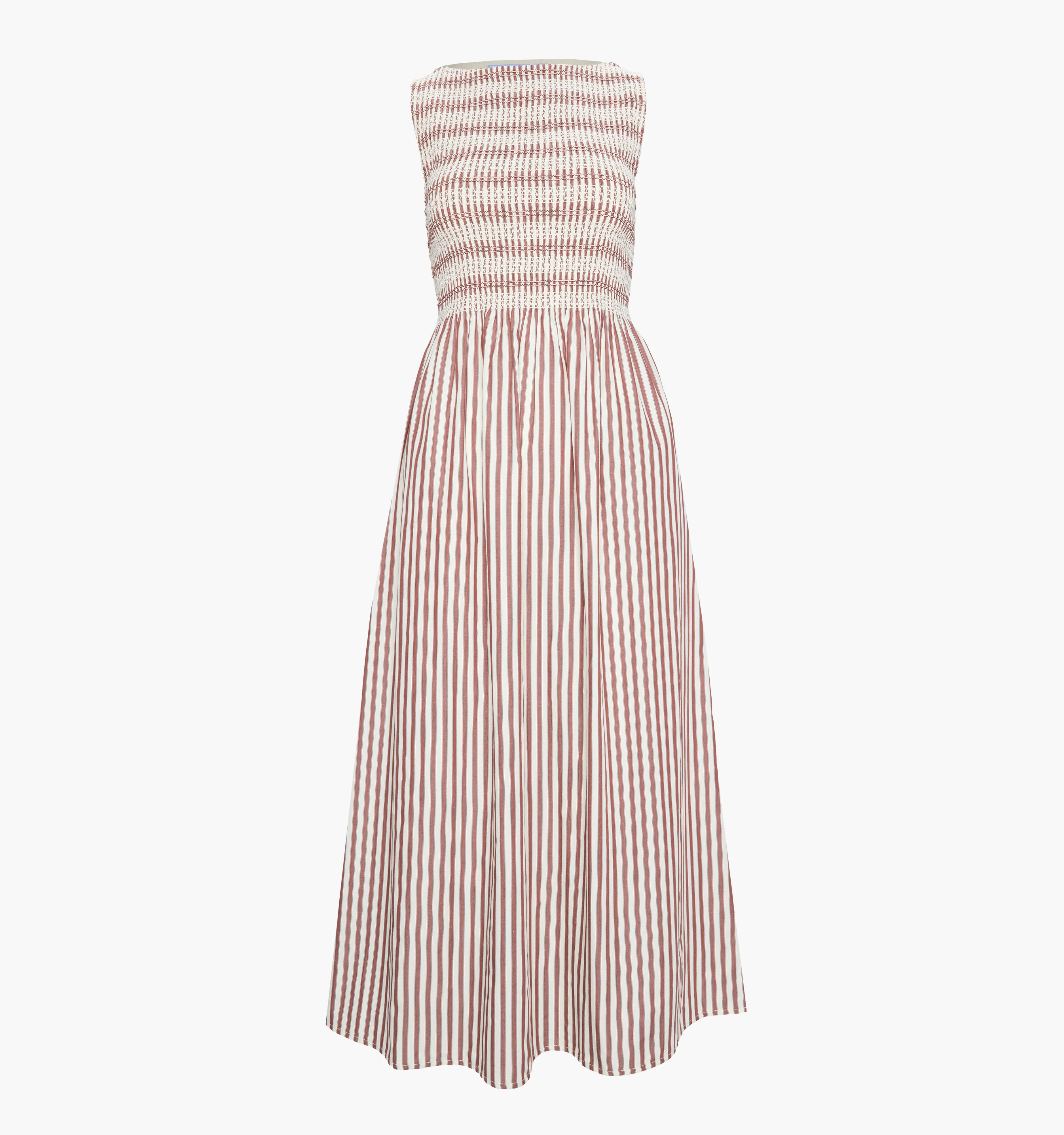 The Cosima Nap Dress - Rust Stripe - Image 5