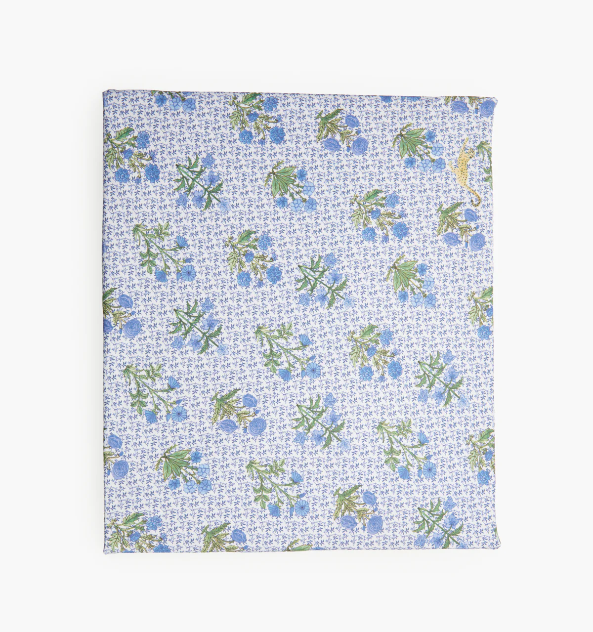The Crib Sheet - Blue Block Print - Image 2