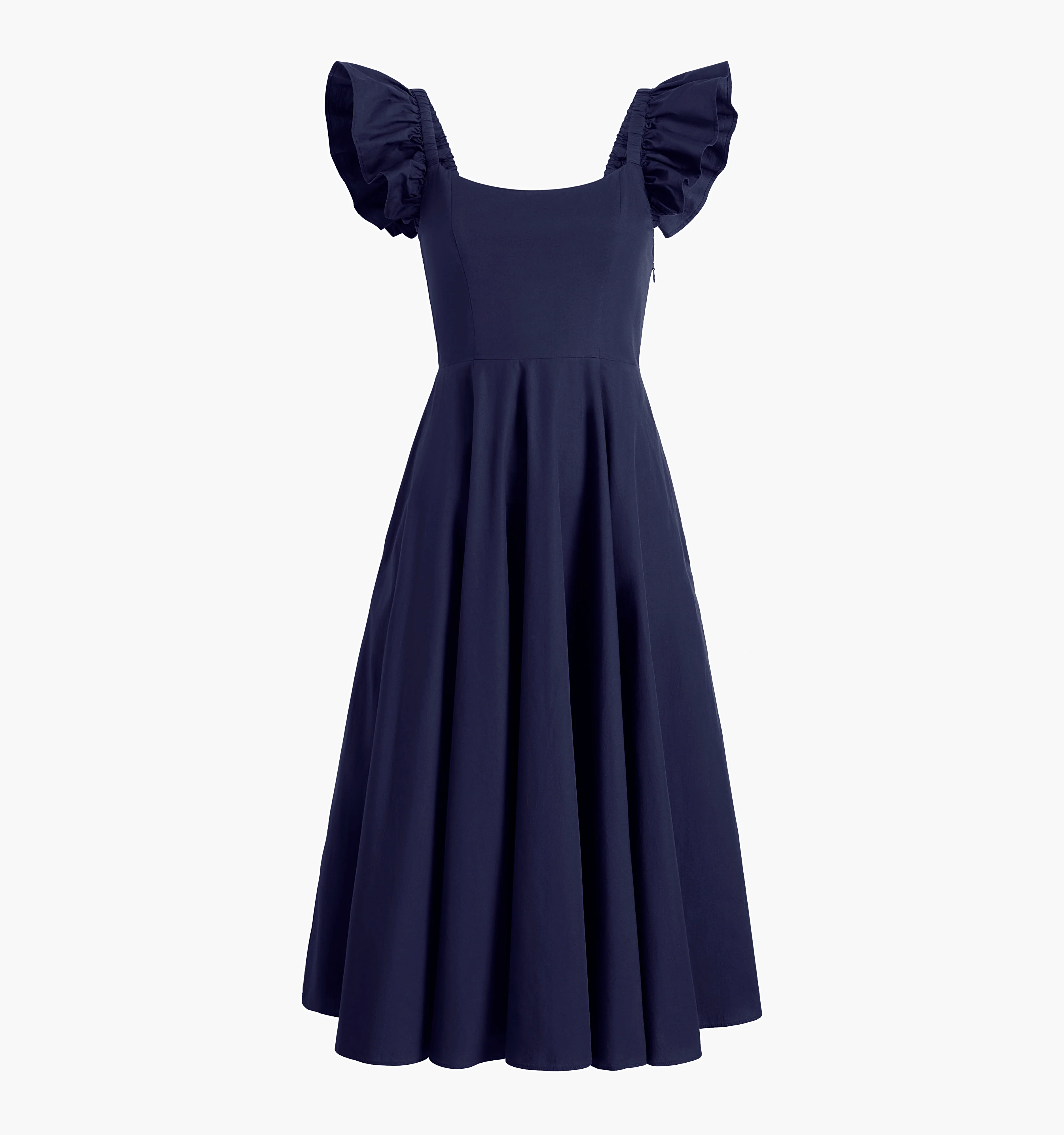 The Daphne Dress - Navy Cotton - Image 3