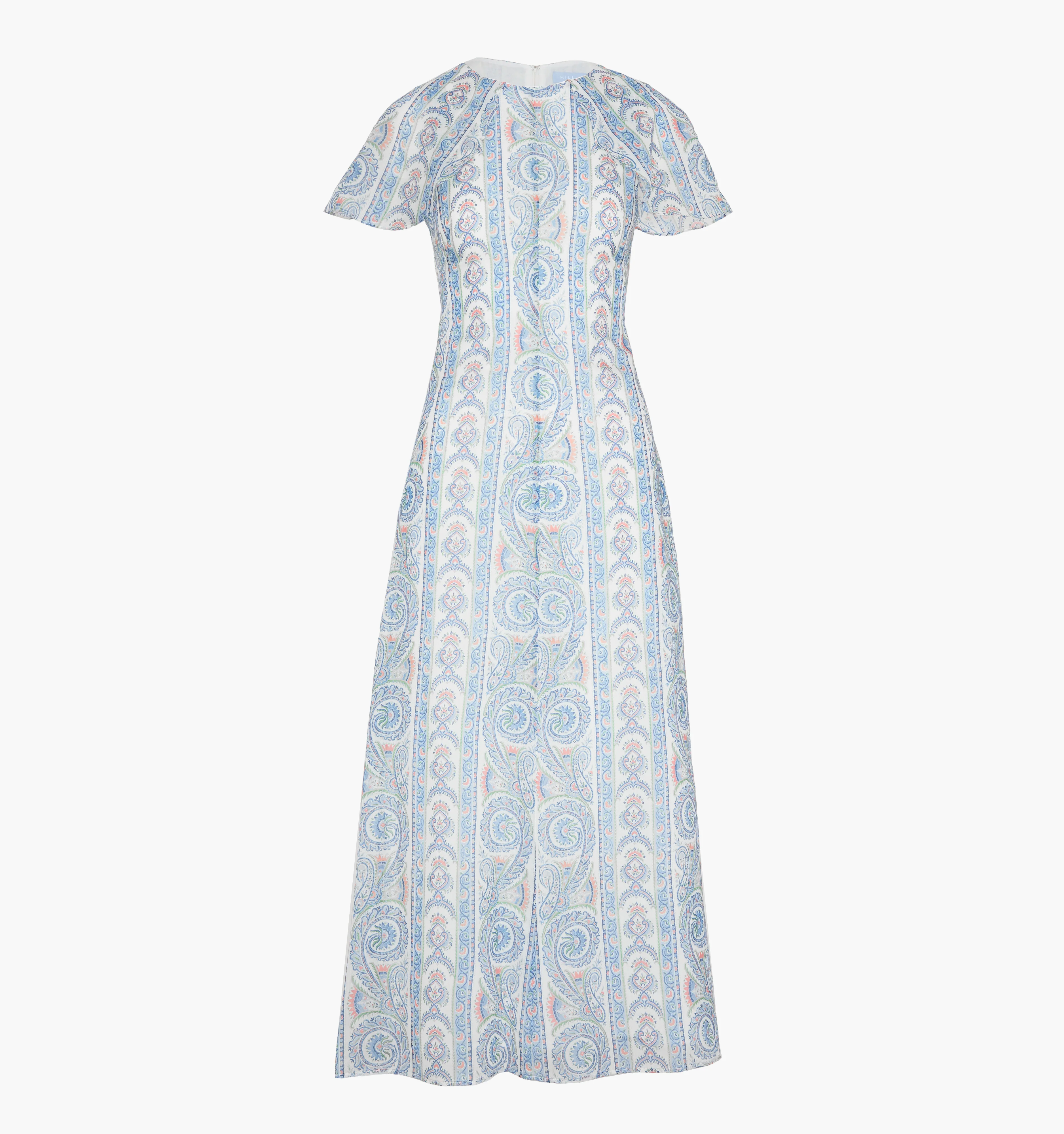The Davina Dress - Blue Corsica Paisley - Image 4