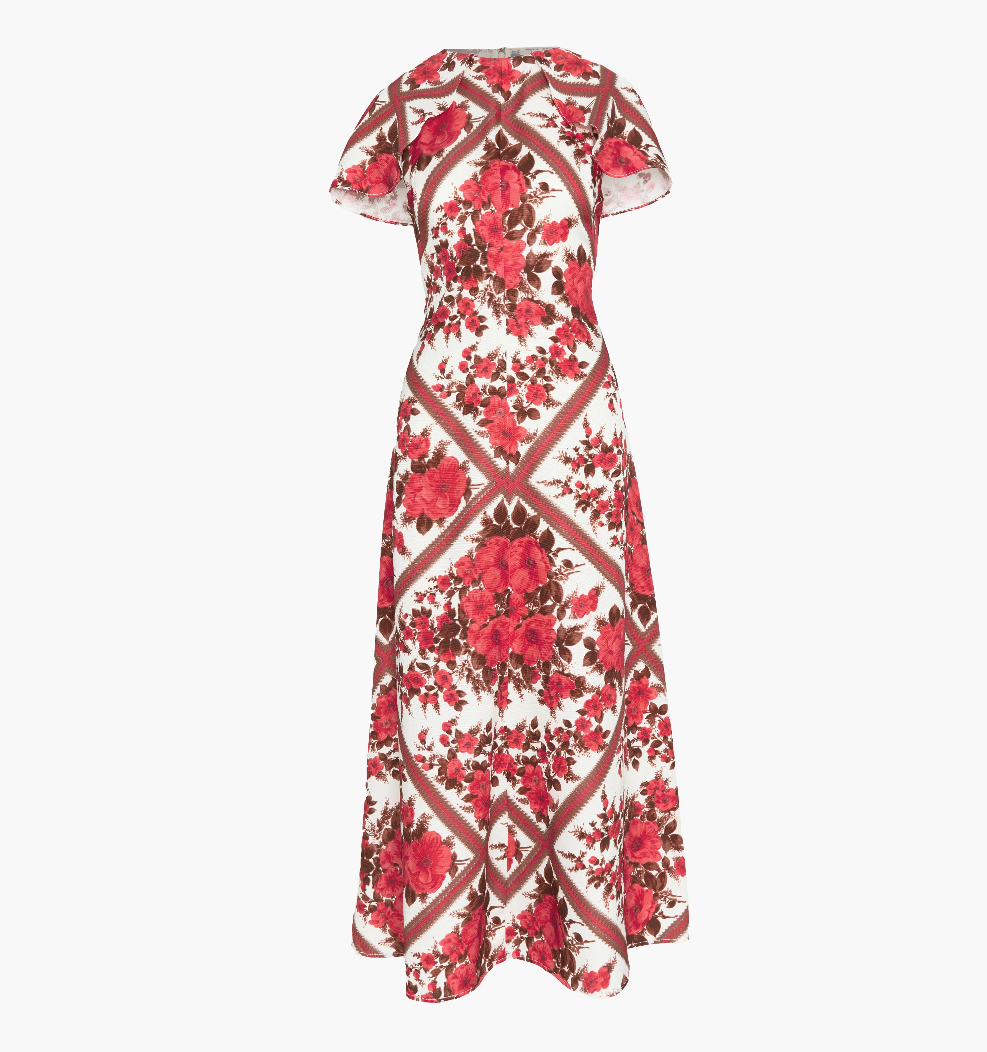 The Davina Dress - Red Diamond Rose - Image 5