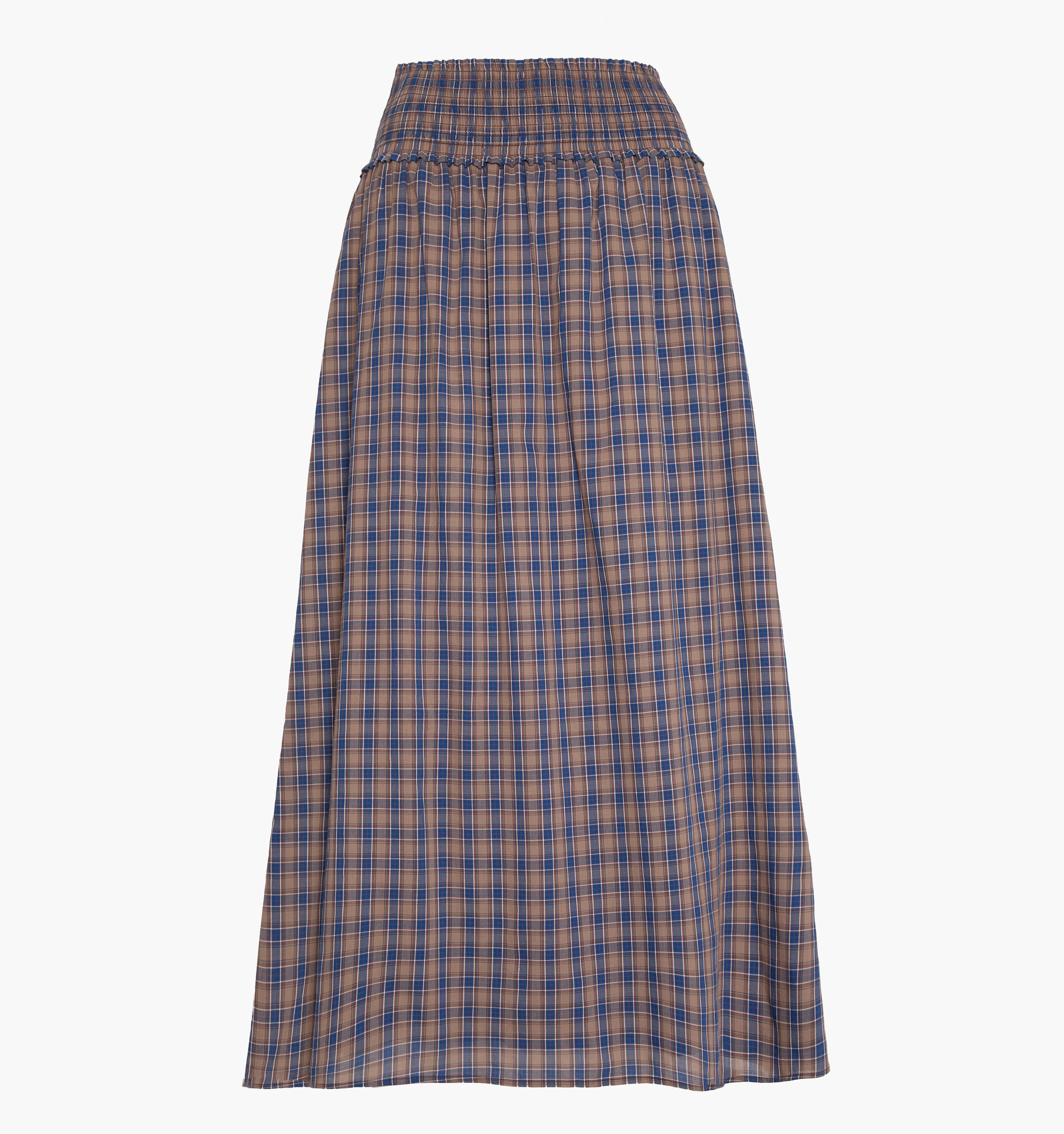 The Delphine Nap Skirt - Brown Spencer Plaid - Image 7