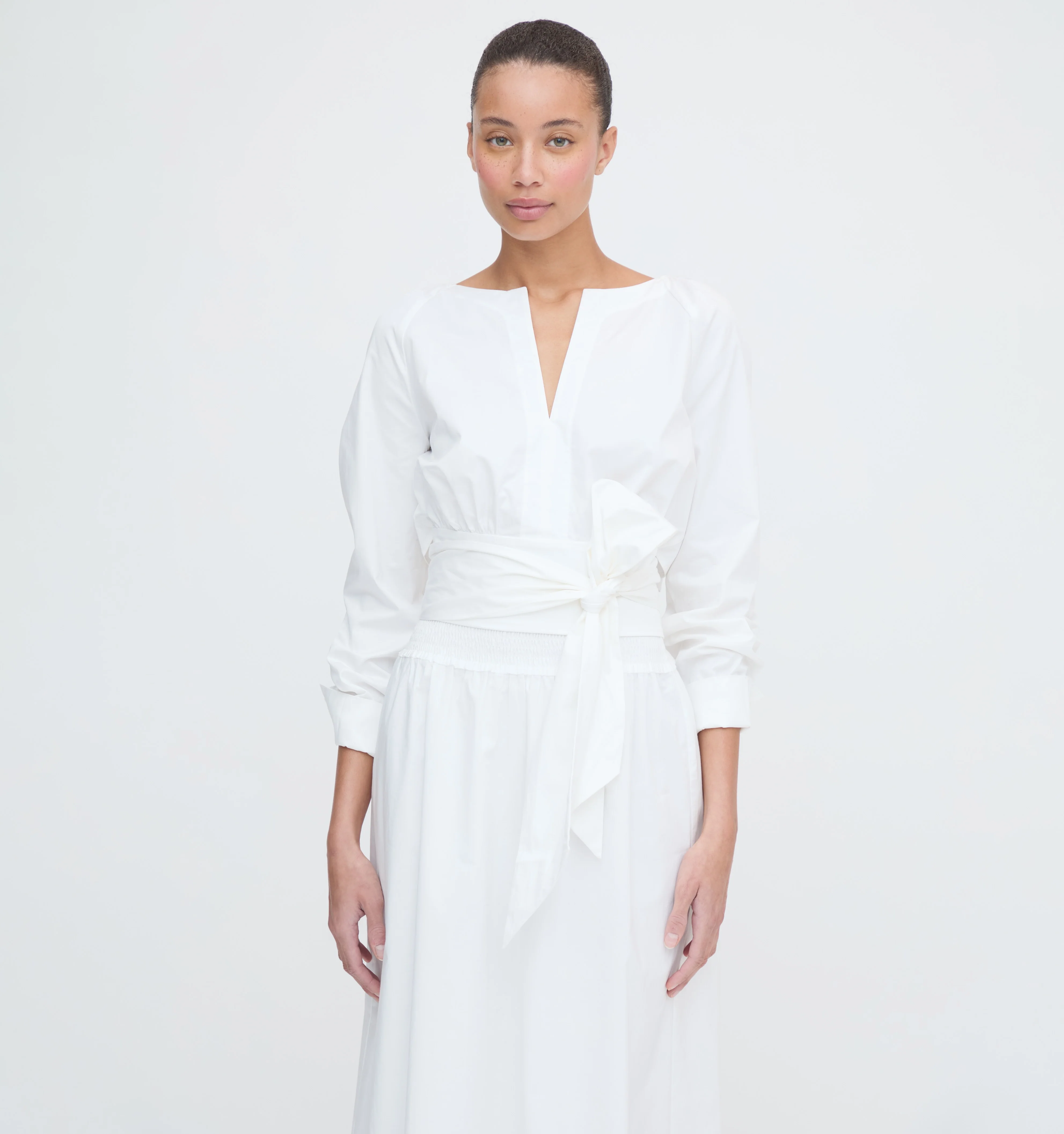 The Delphine Nap Skirt - White - Image 4