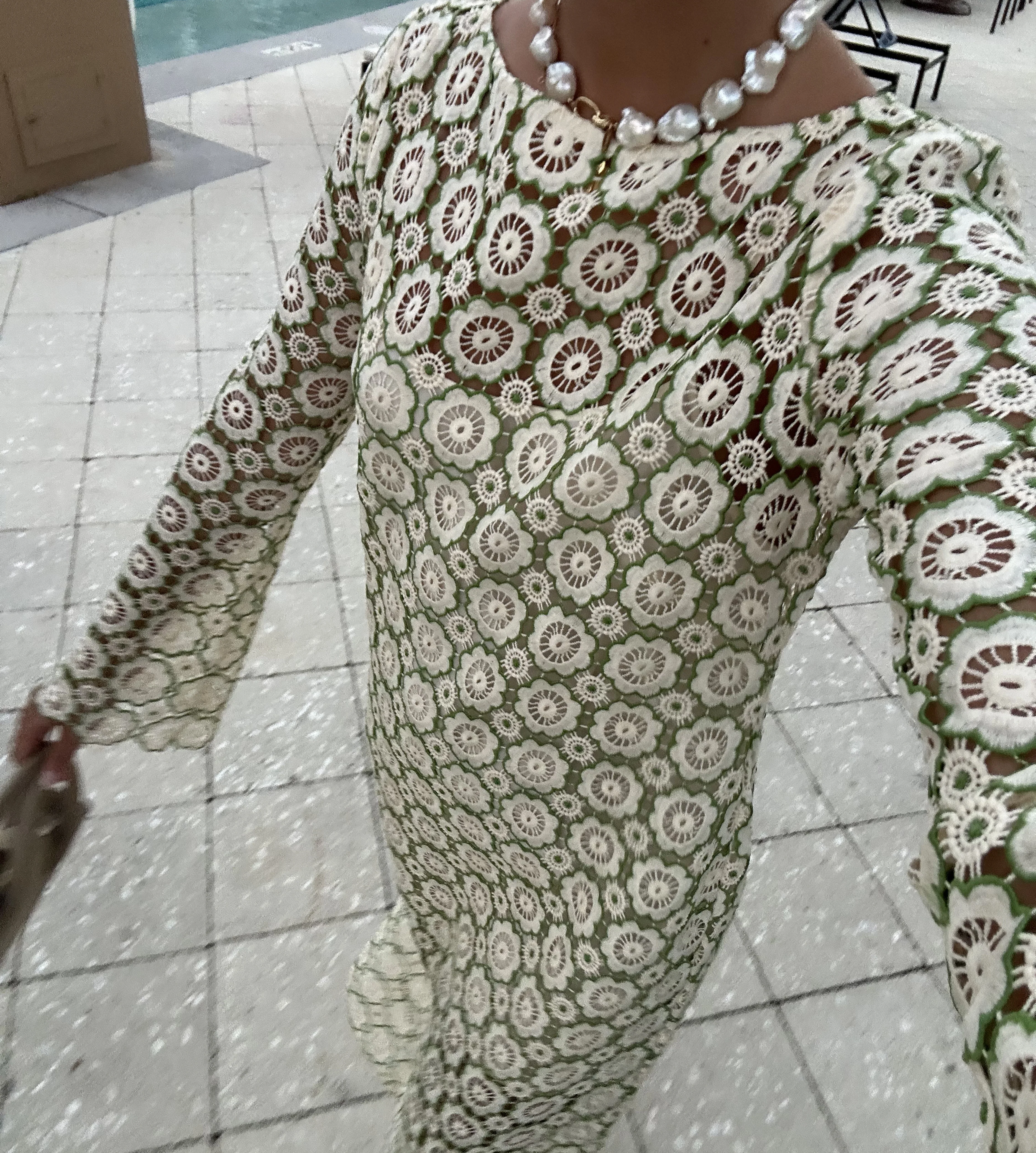 The Eliza Dress - Green Dahlia Lace - Image 6