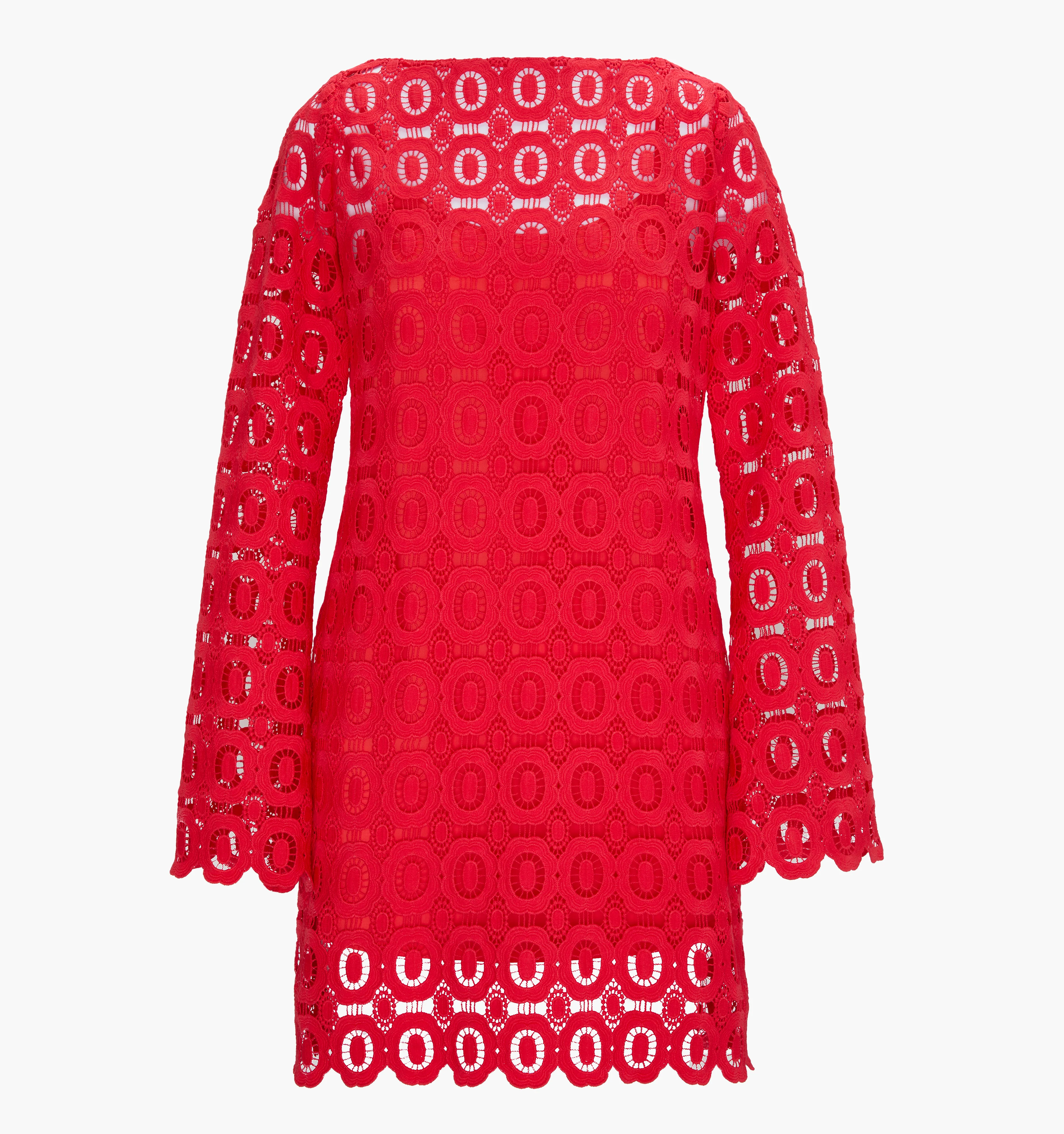 The Eliza Mini Dress - Poppy Lace - Image 6