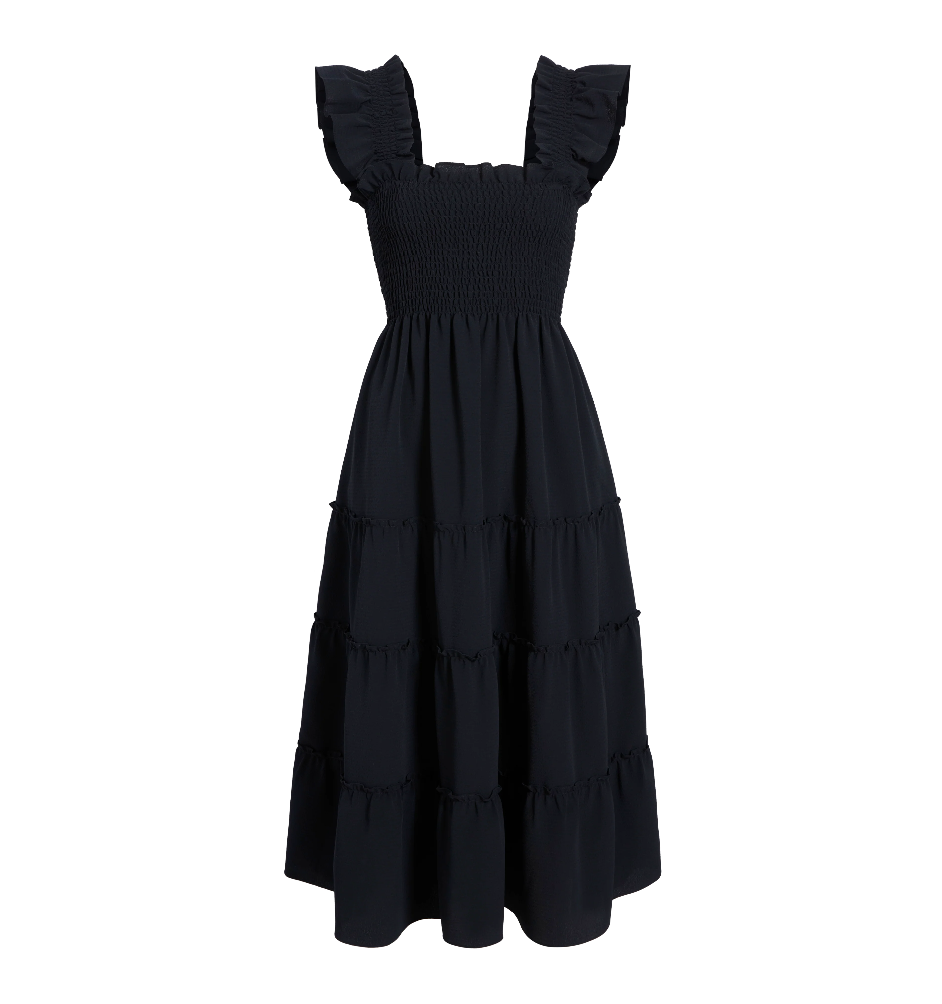 The Ellie Nap Dress - Black Crepe - Image 5