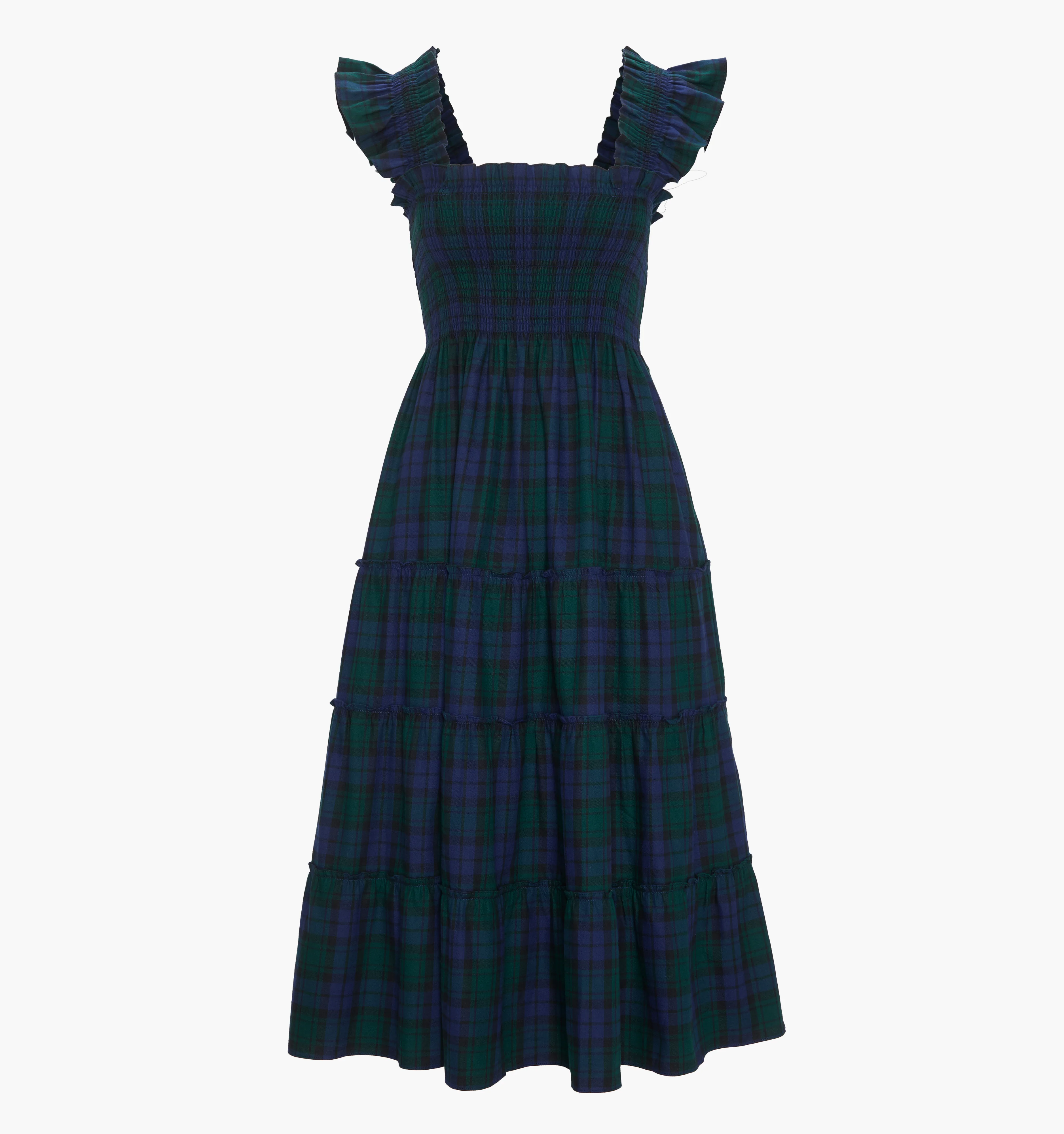 The Ellie Nap Dress - Blackwatch Tartan - Image 5