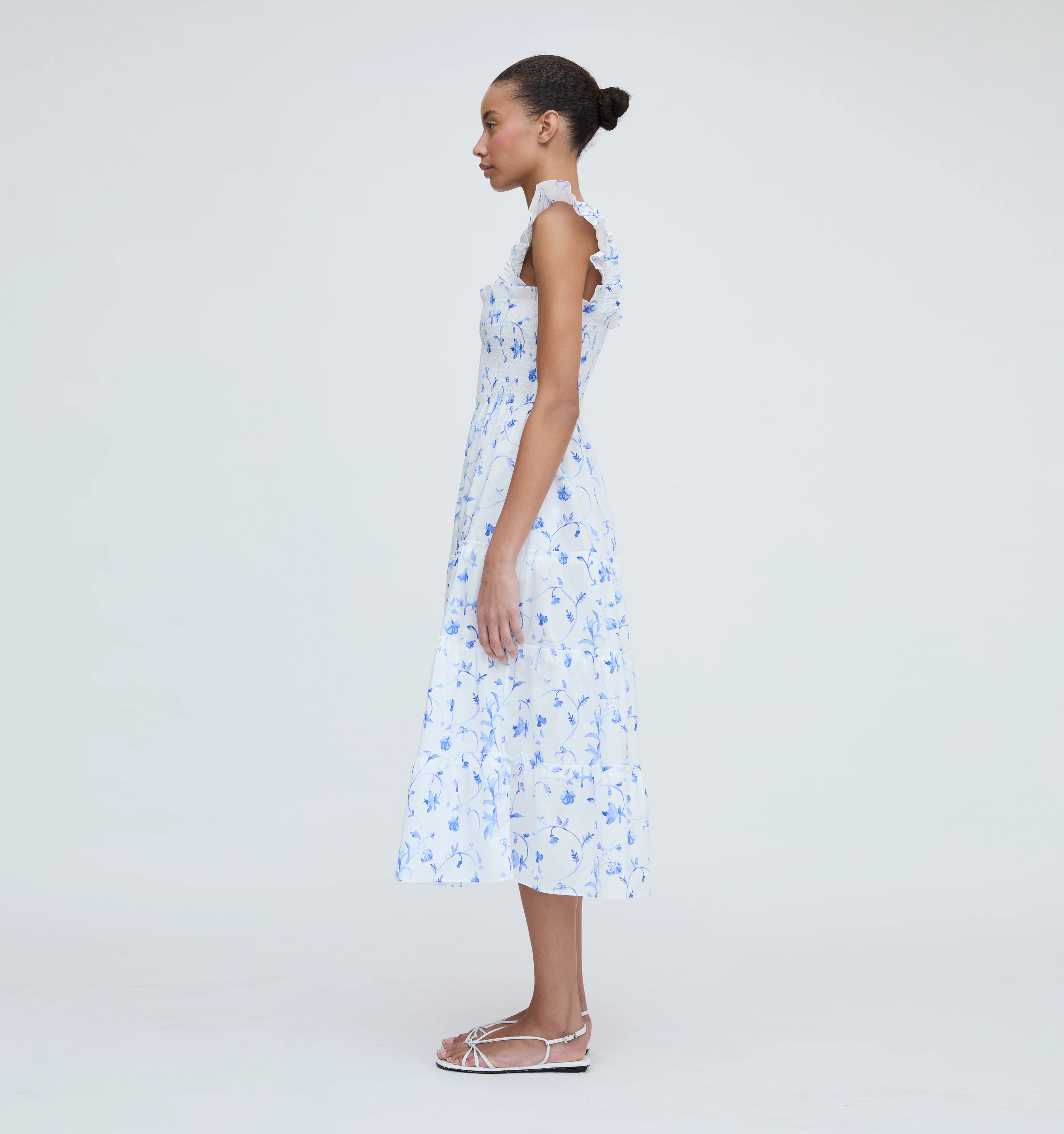 The Ellie Nap Dress - Blue Botanical - Image 3