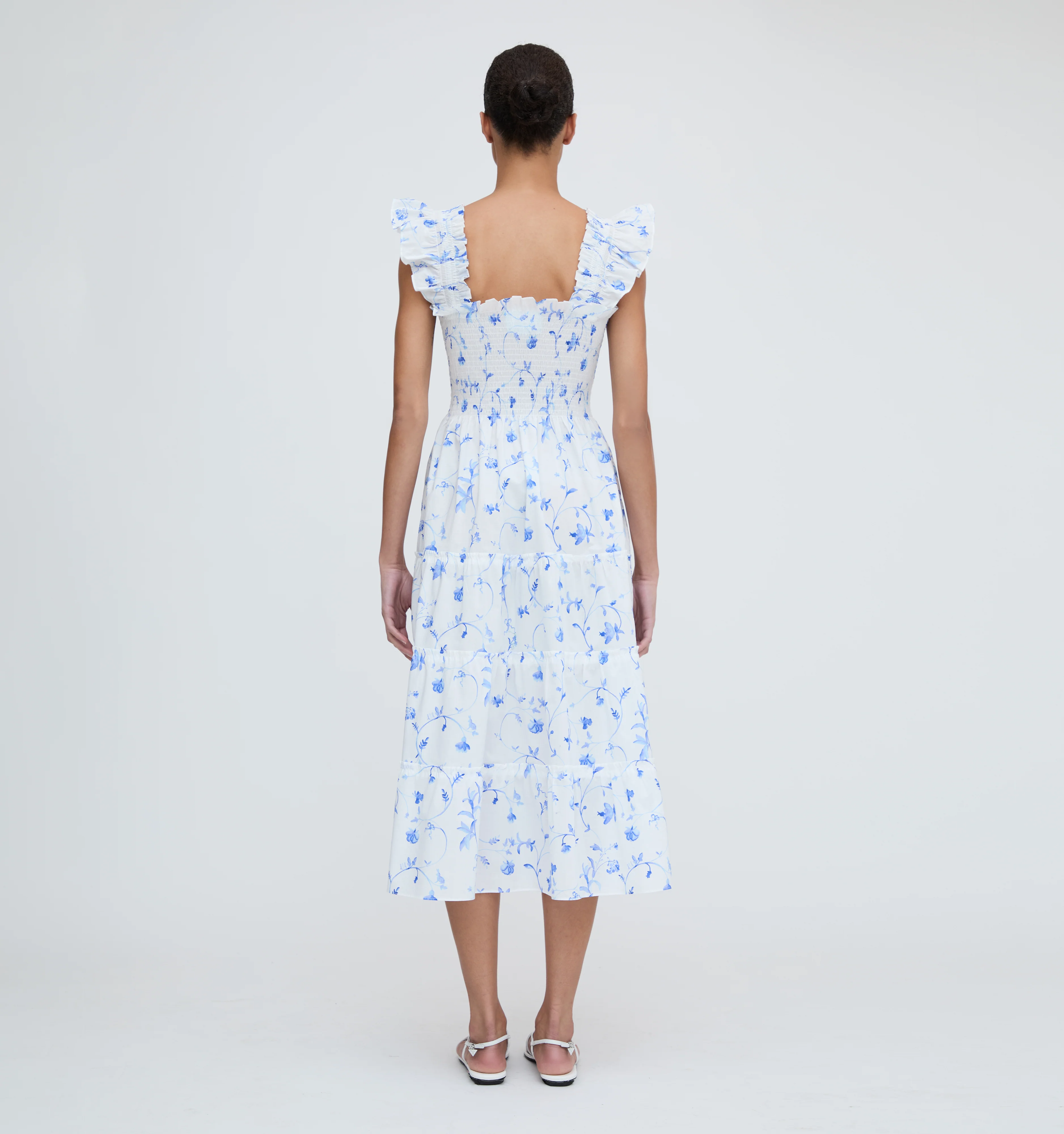 The Ellie Nap Dress - Blue Botanical - Image 4