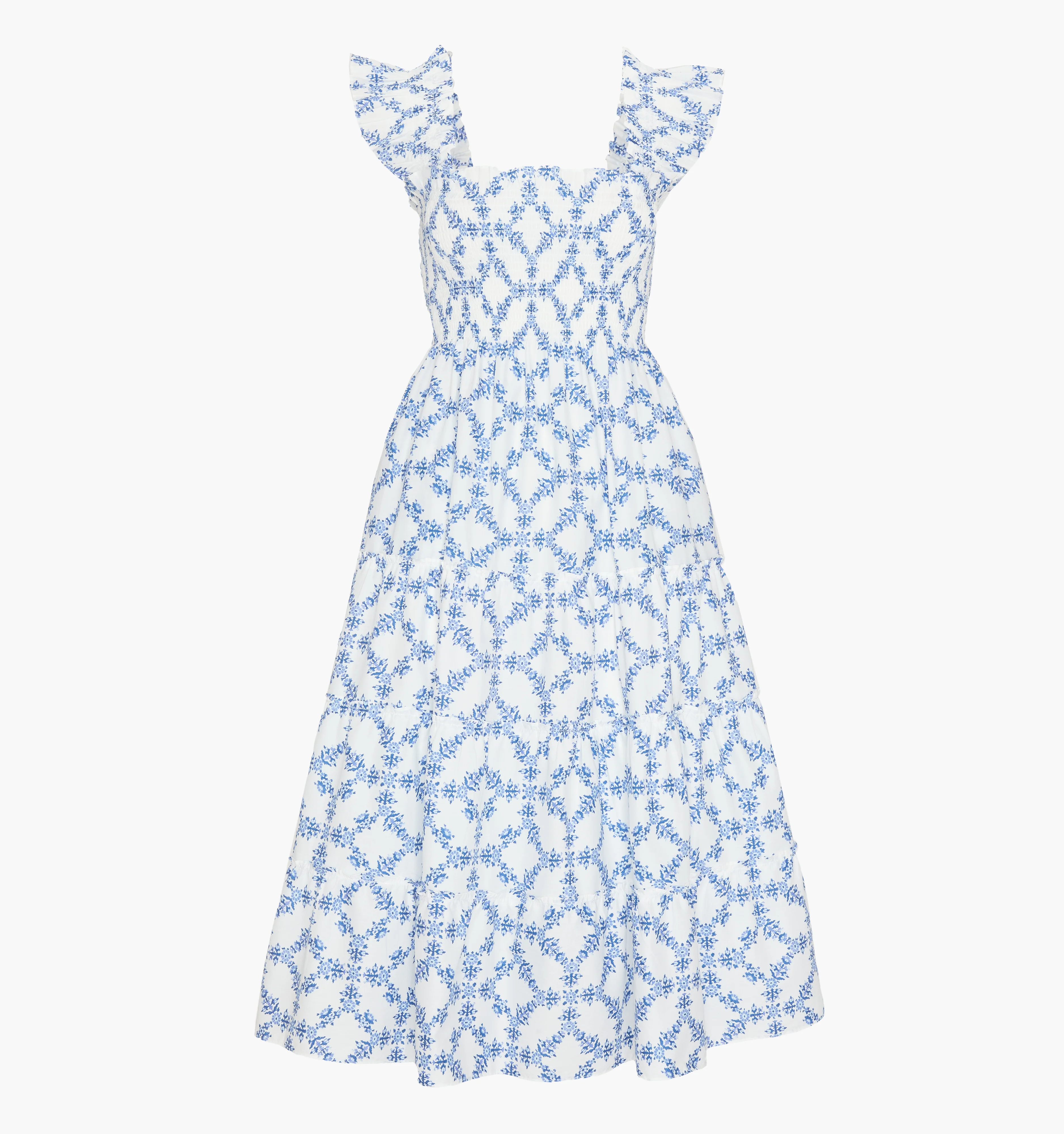 The Ellie Nap Dress - Blue Marigold Block - Image 4