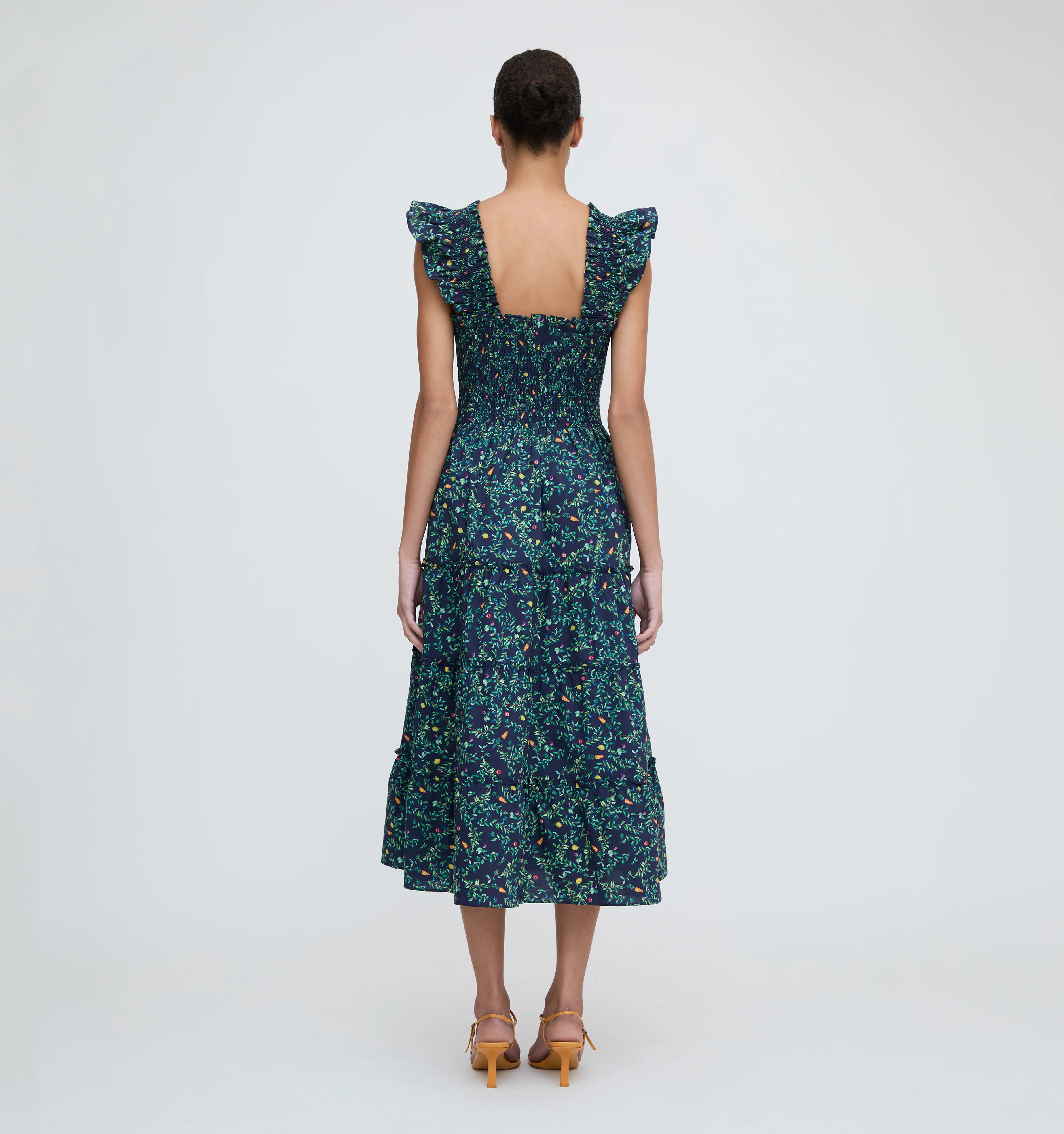 The Ellie Nap Dress - Midnight Garden Poplin - Image 3