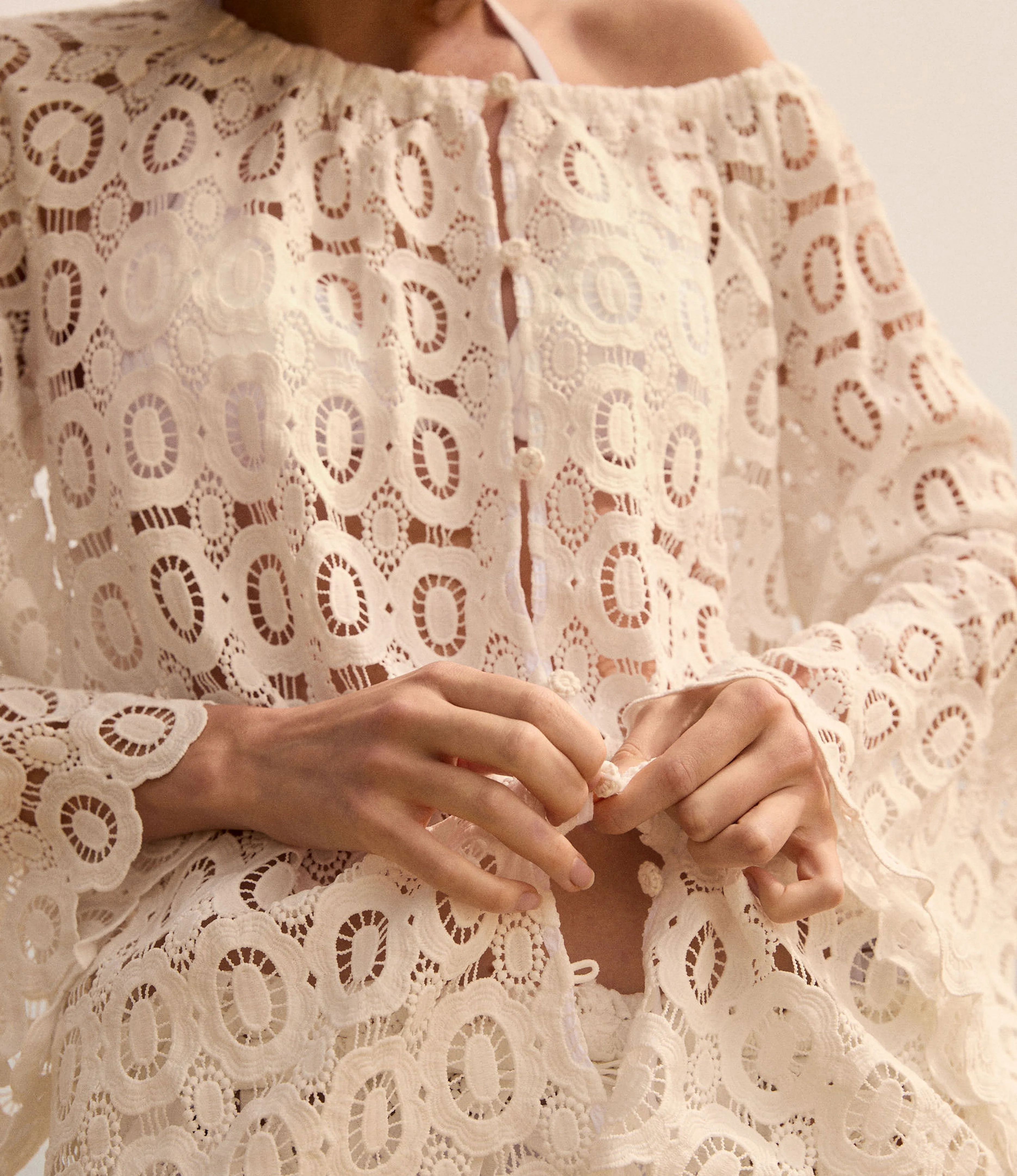 The Enella Tunic - White Lace - Image 4