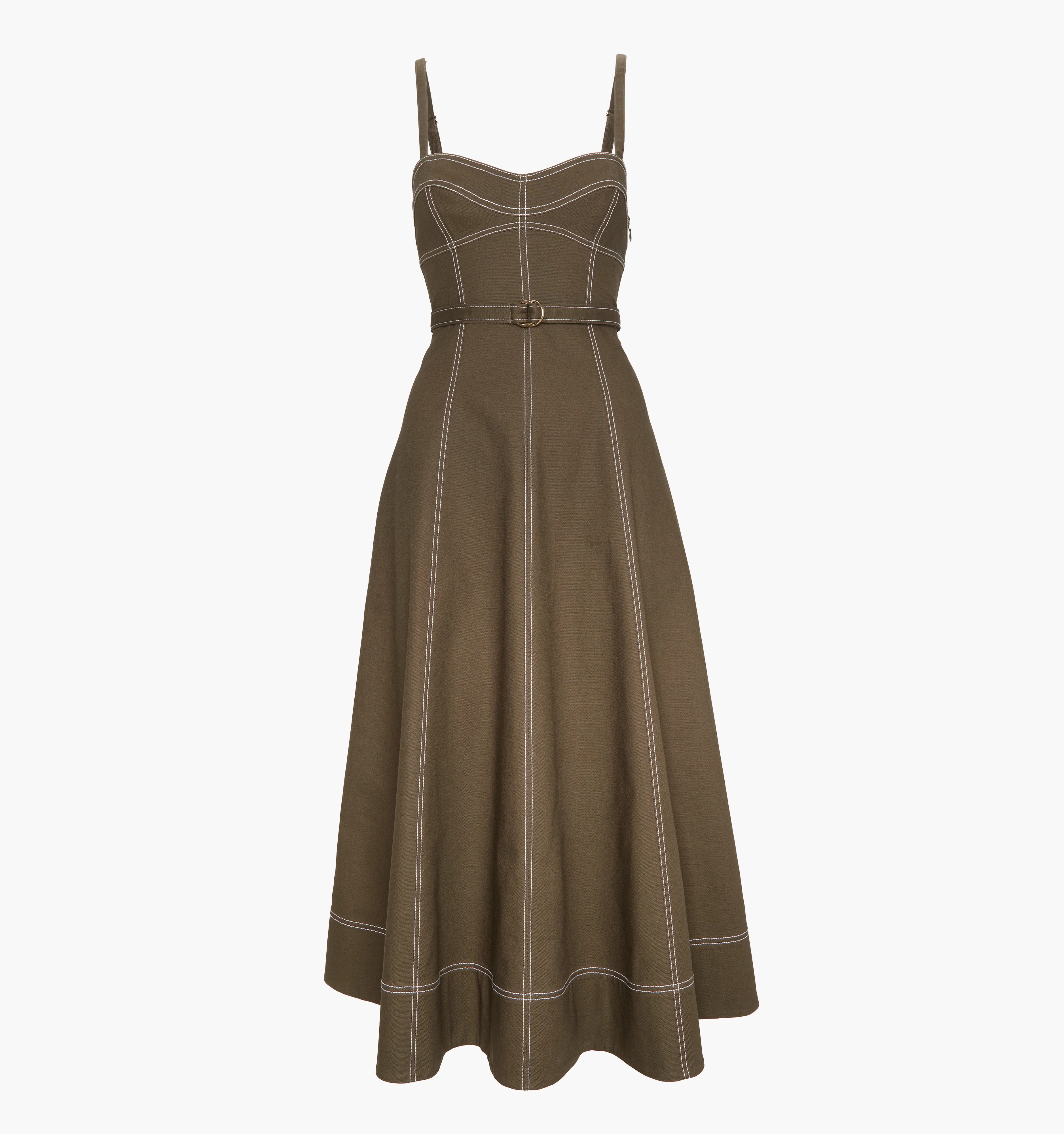 The Fiona Dress - Chocolate Twill - Image 7