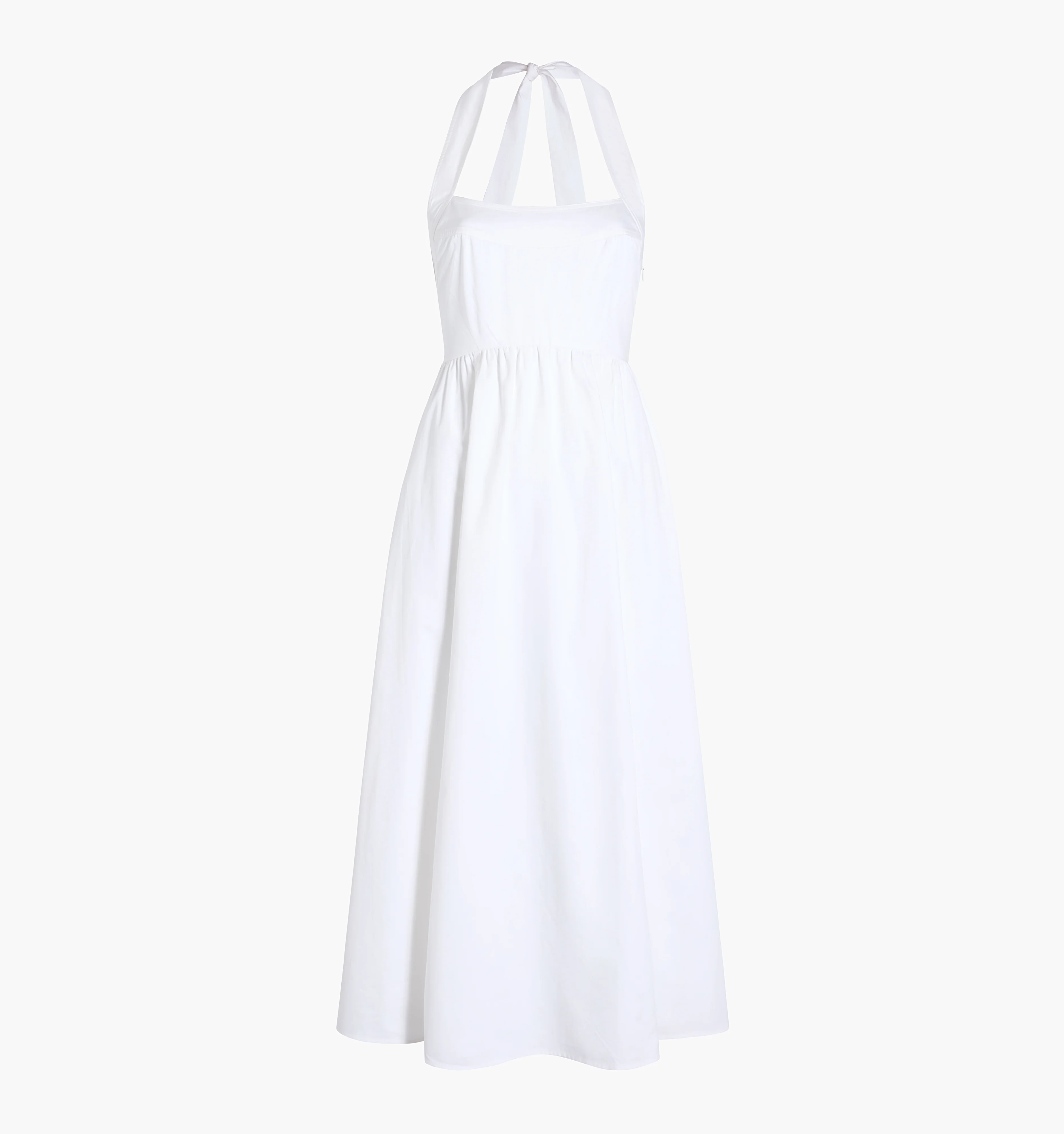 The Fleur Midi Dress - White - Image 4