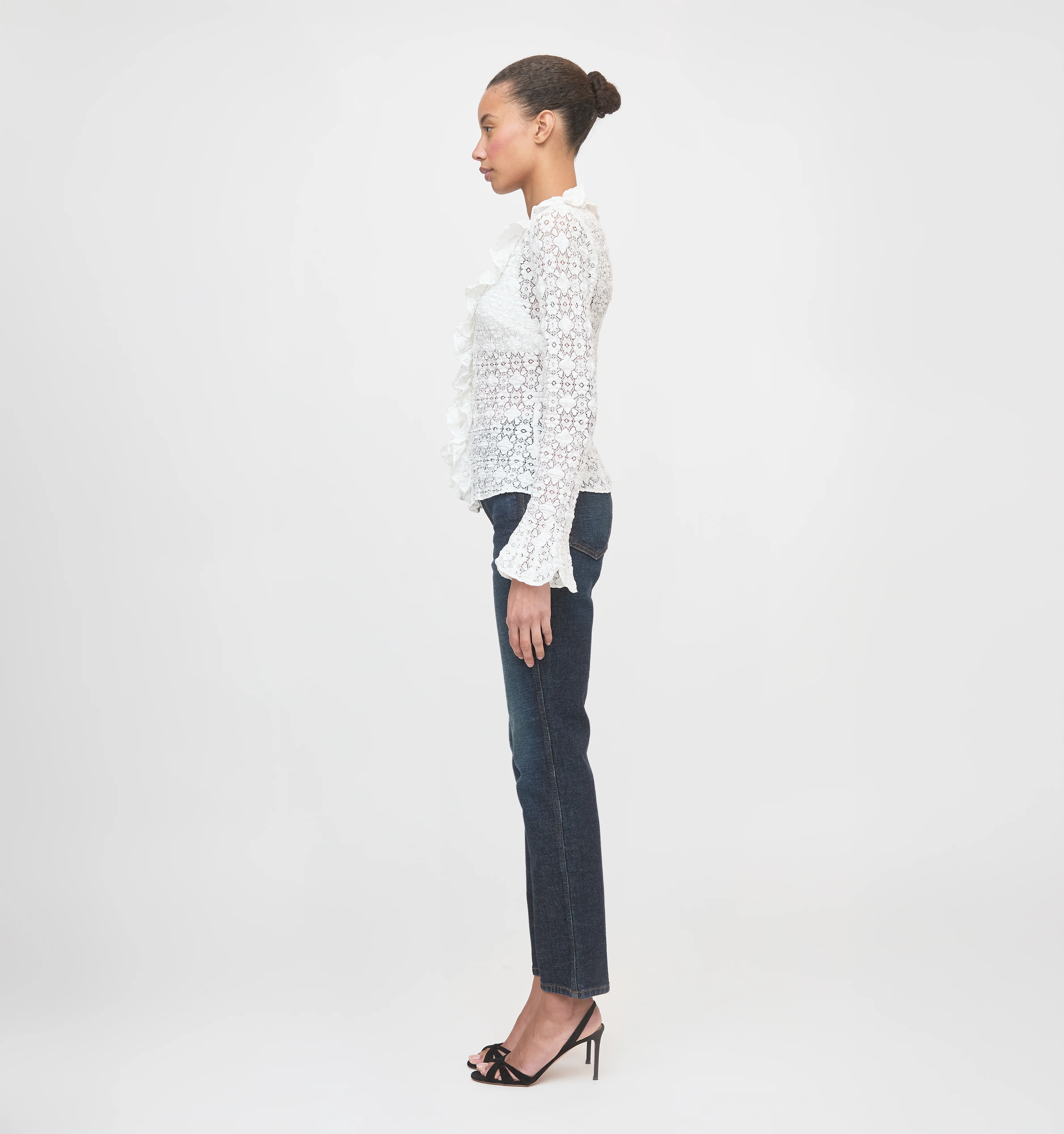 The Gabriella Top - White Lace - Image 3