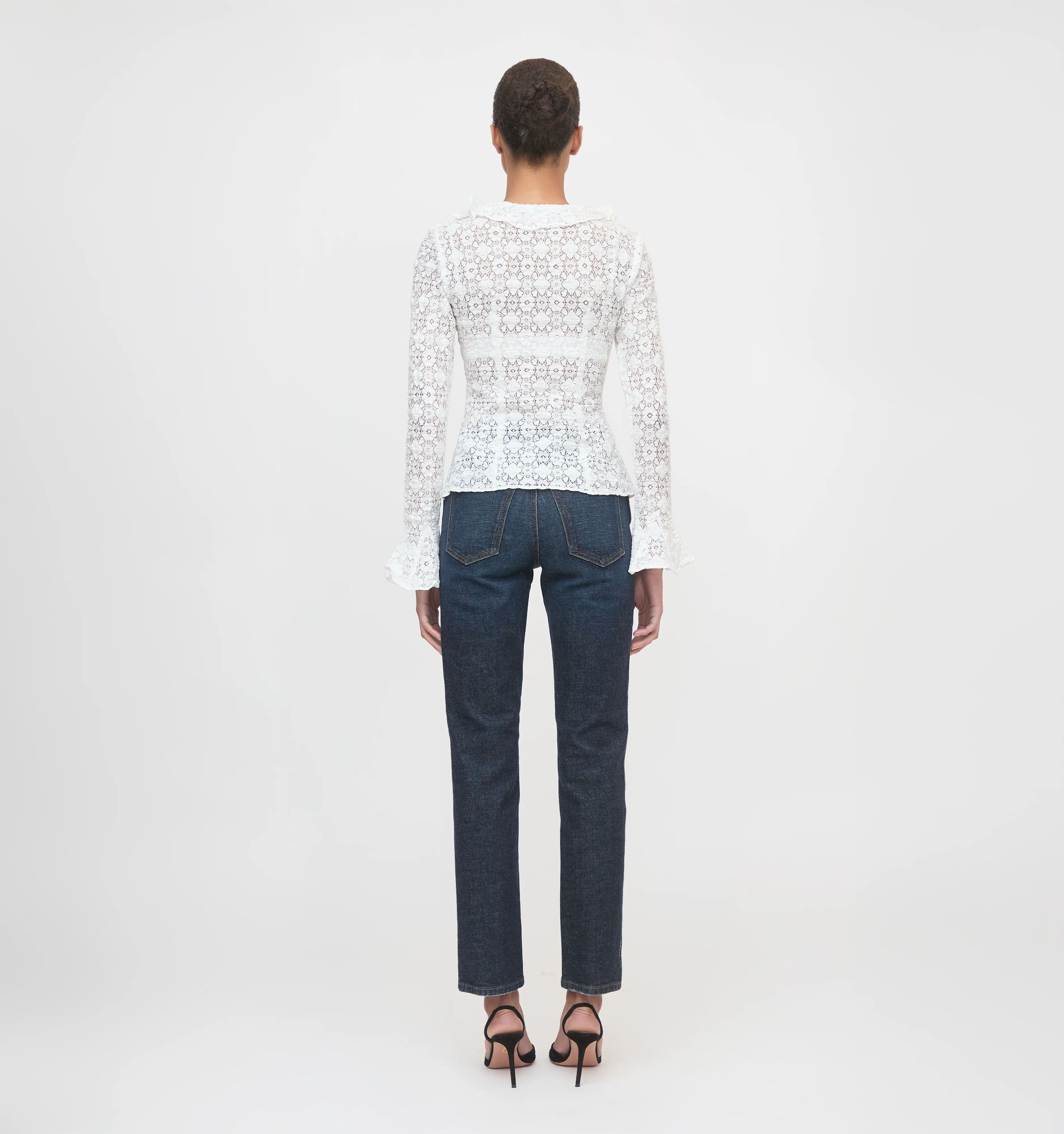 The Gabriella Top - White Lace - Image 4