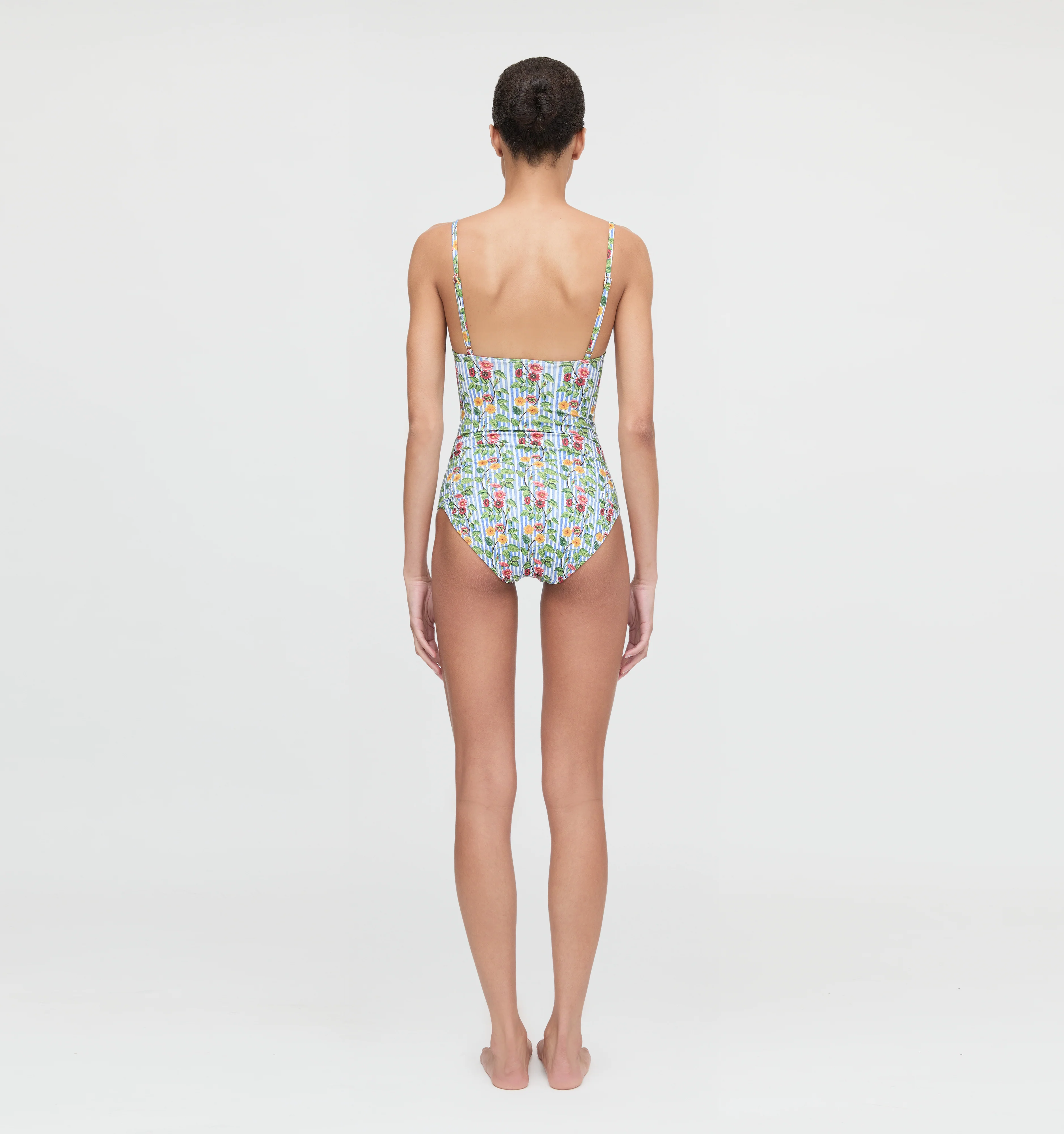 The Giana One Piece - Geranium Stripe - Image 3