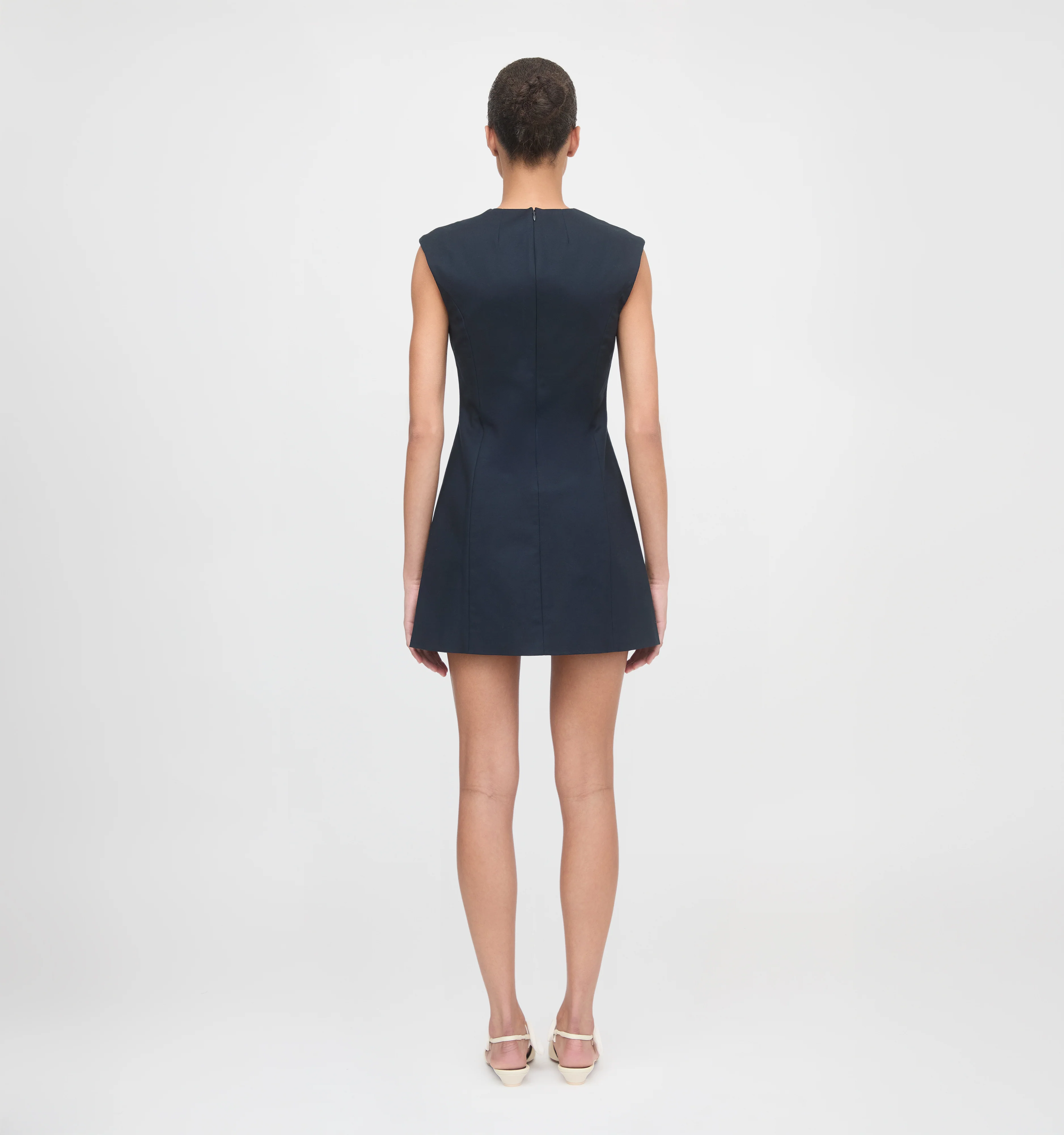 The Holly Dress - Dark Navy - Image 3