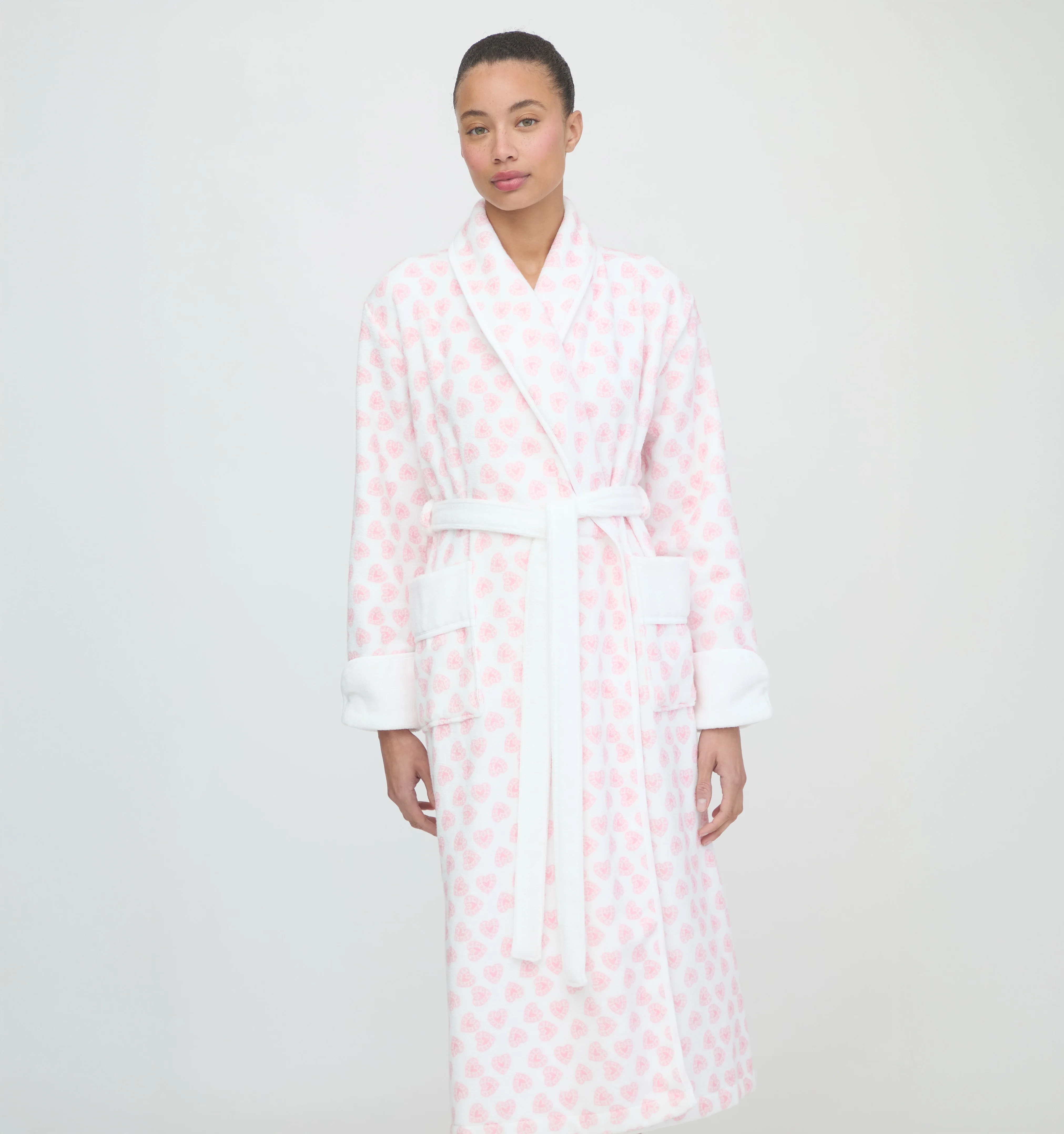 The Hotel Robe - Pink Doily Heart - Image 2