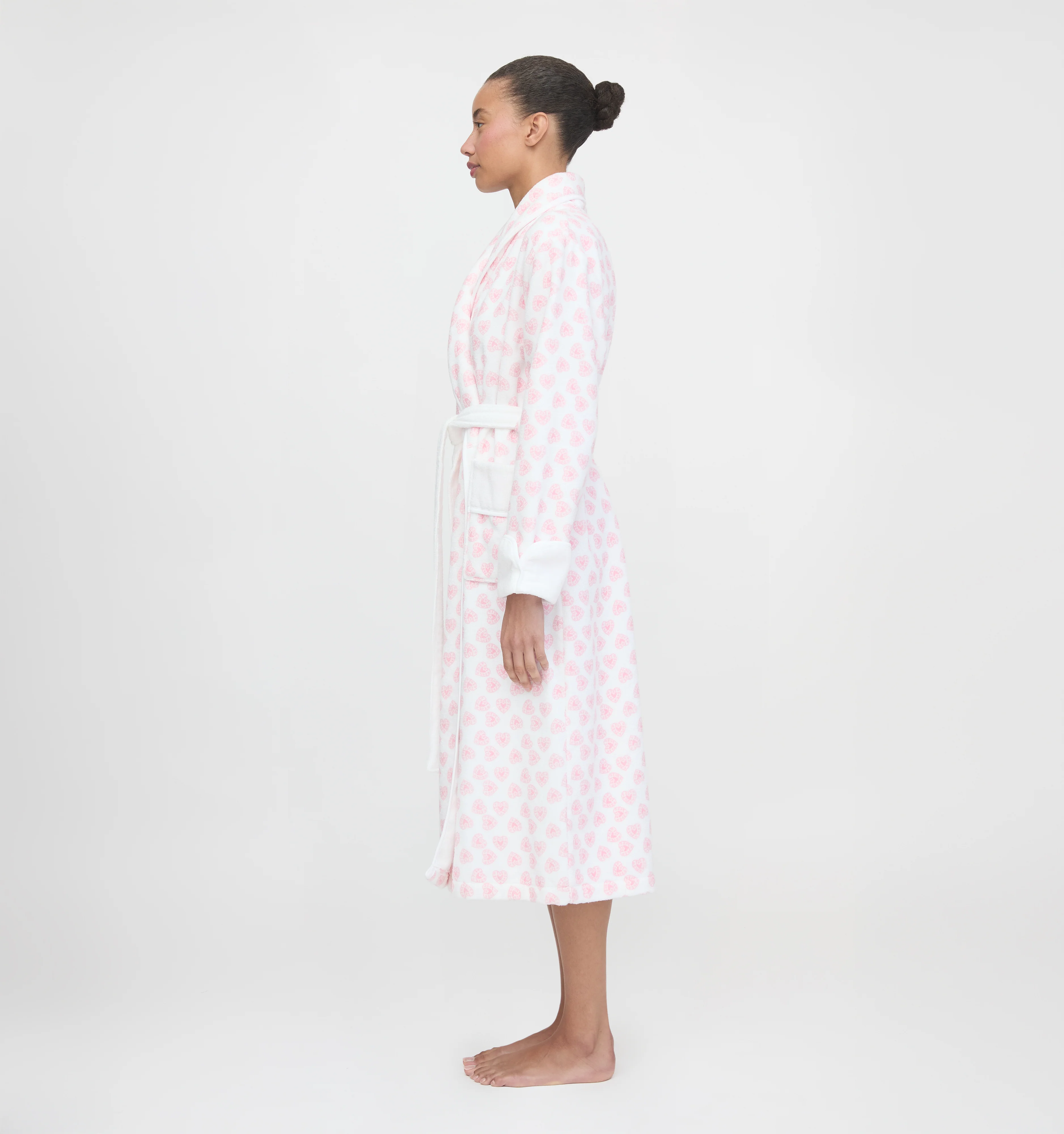 The Hotel Robe - Pink Doily Heart - Image 4