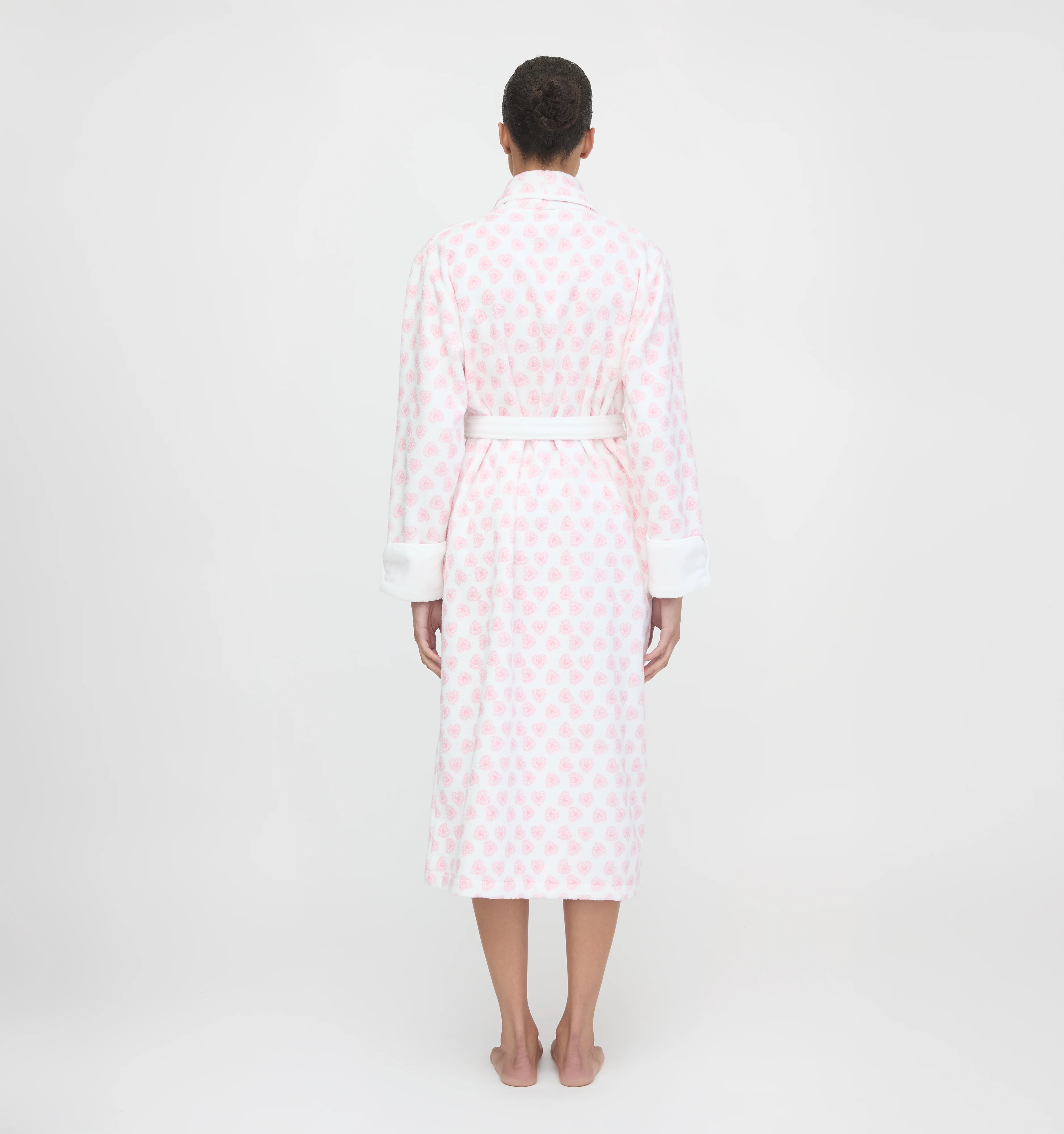 The Hotel Robe - Pink Doily Heart - Image 5