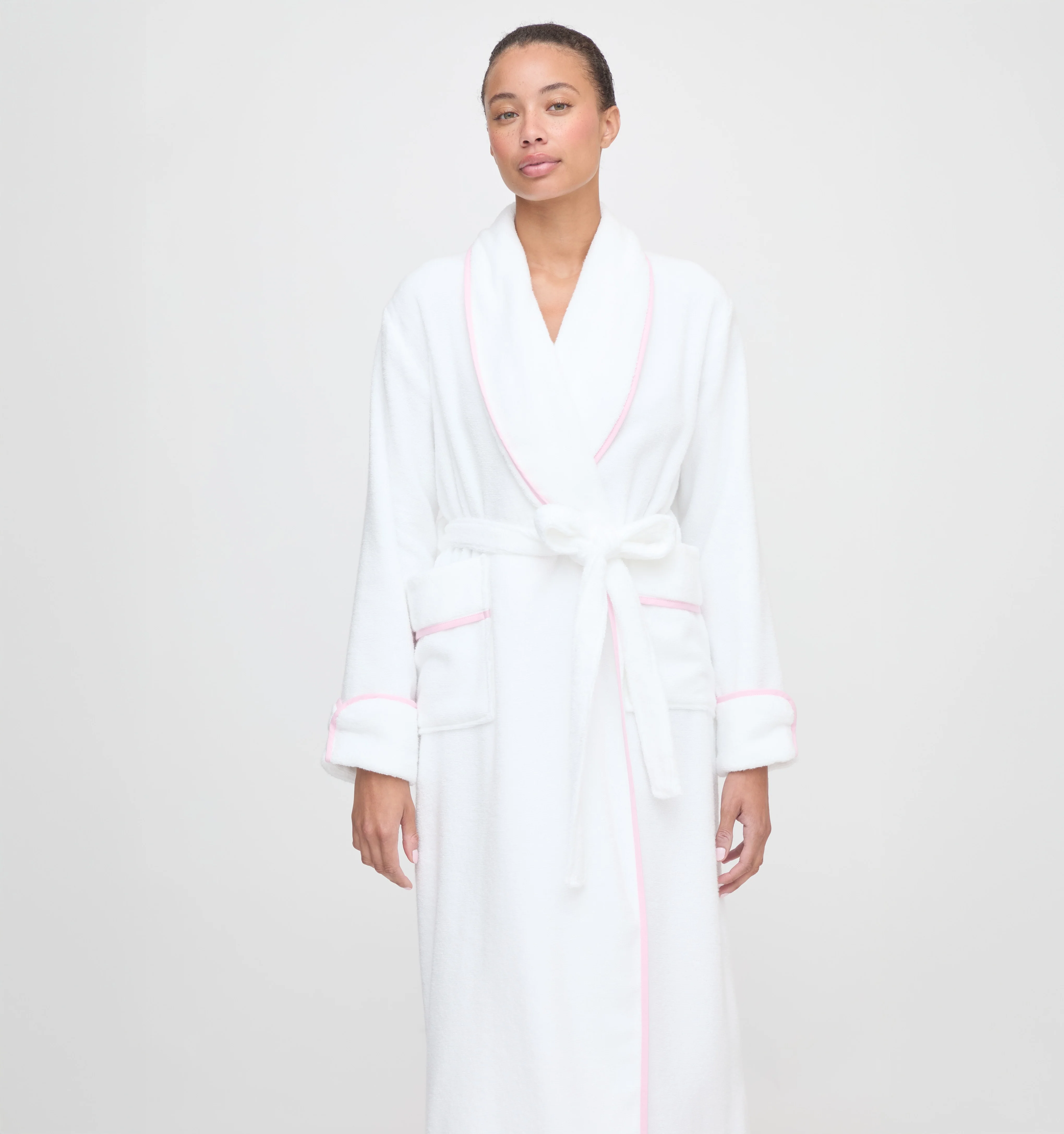 The Hotel Robe - Light Pink - Image 3