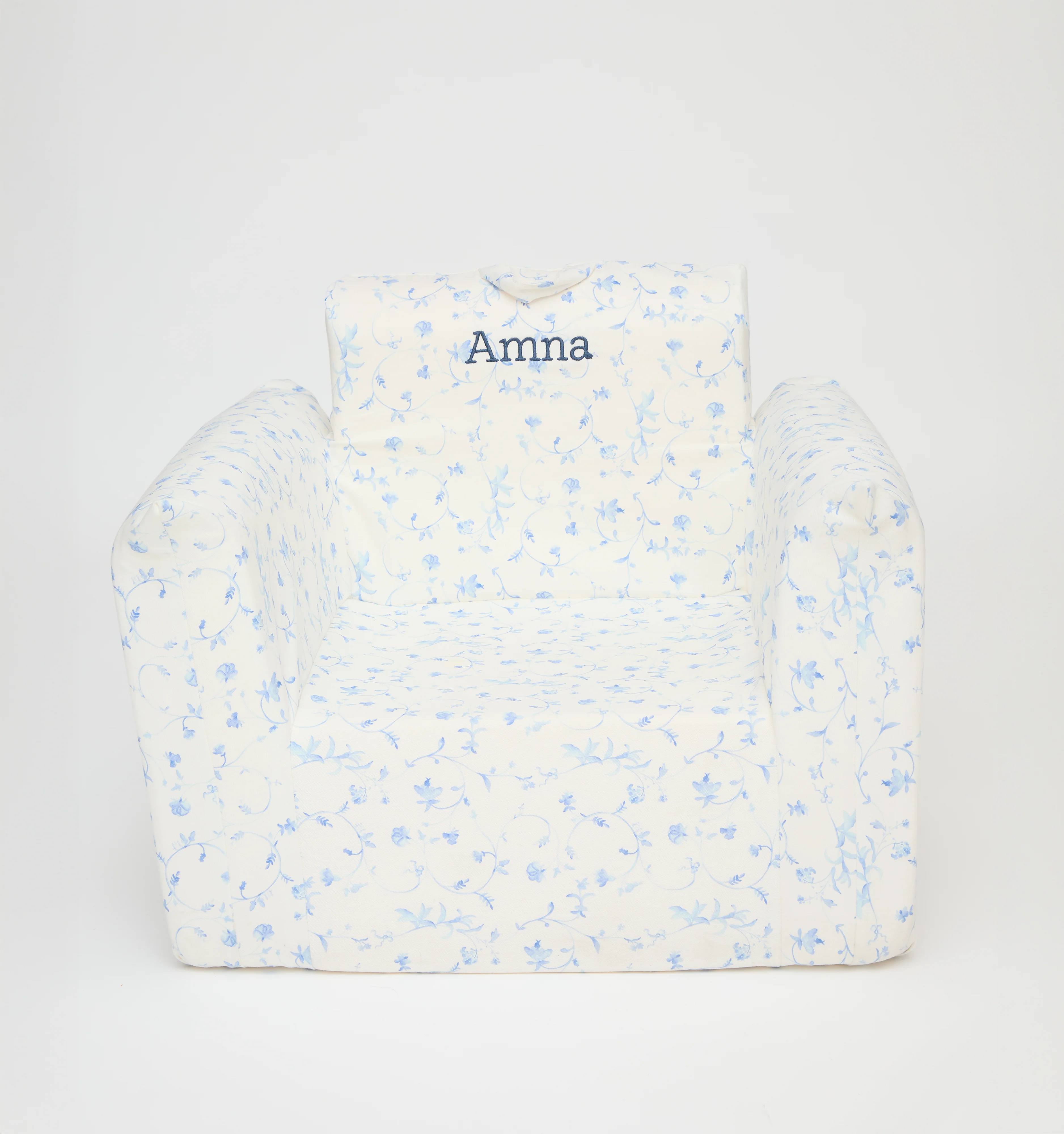 The Hill House x Nestig Hug Mini Chair - Blue Botanical - Image 2