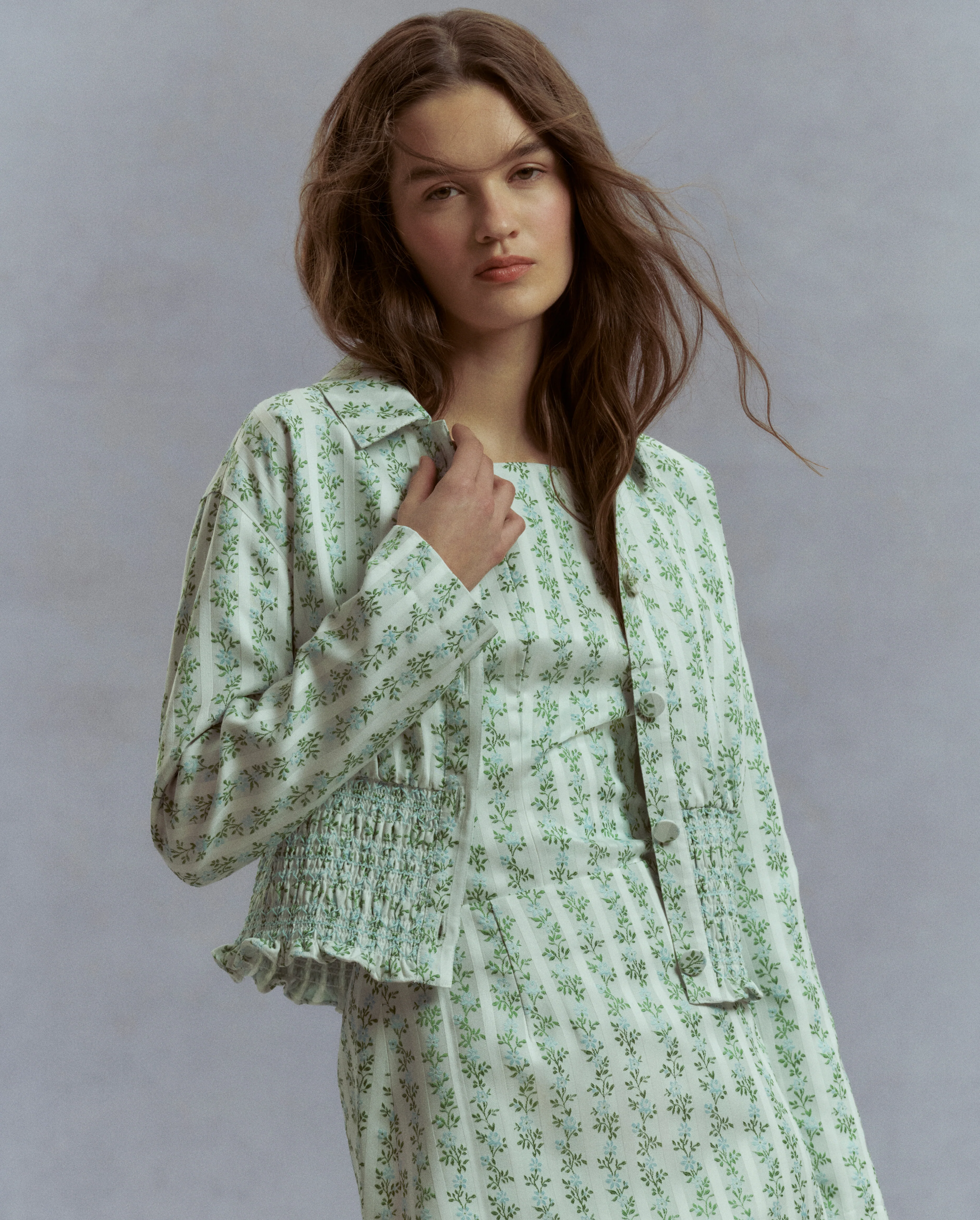 The Hunter Jacket - Brocade Vine Stripe - Image 8