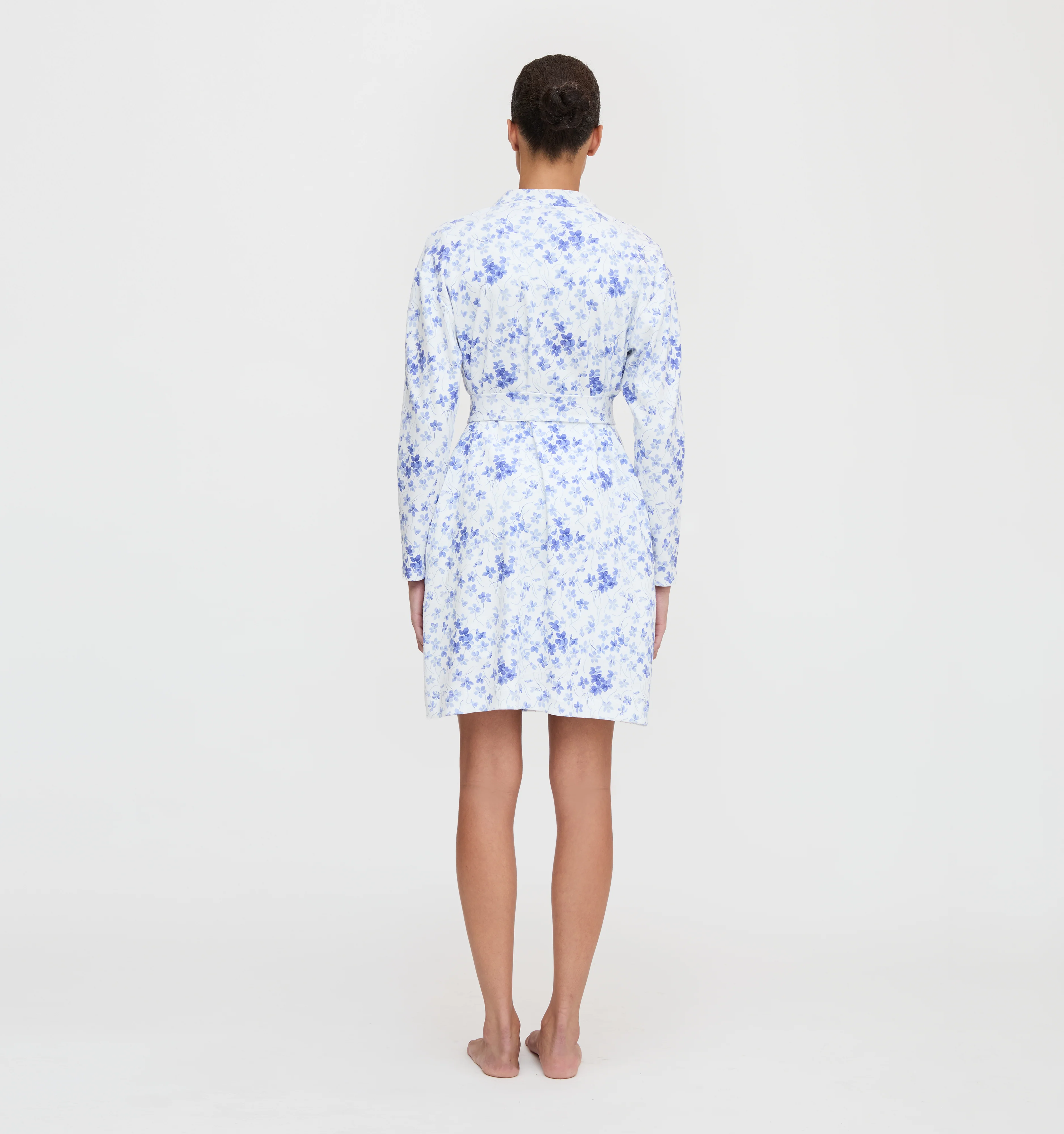 The Ivory Robe - Blue Sweet Peas - Image 4