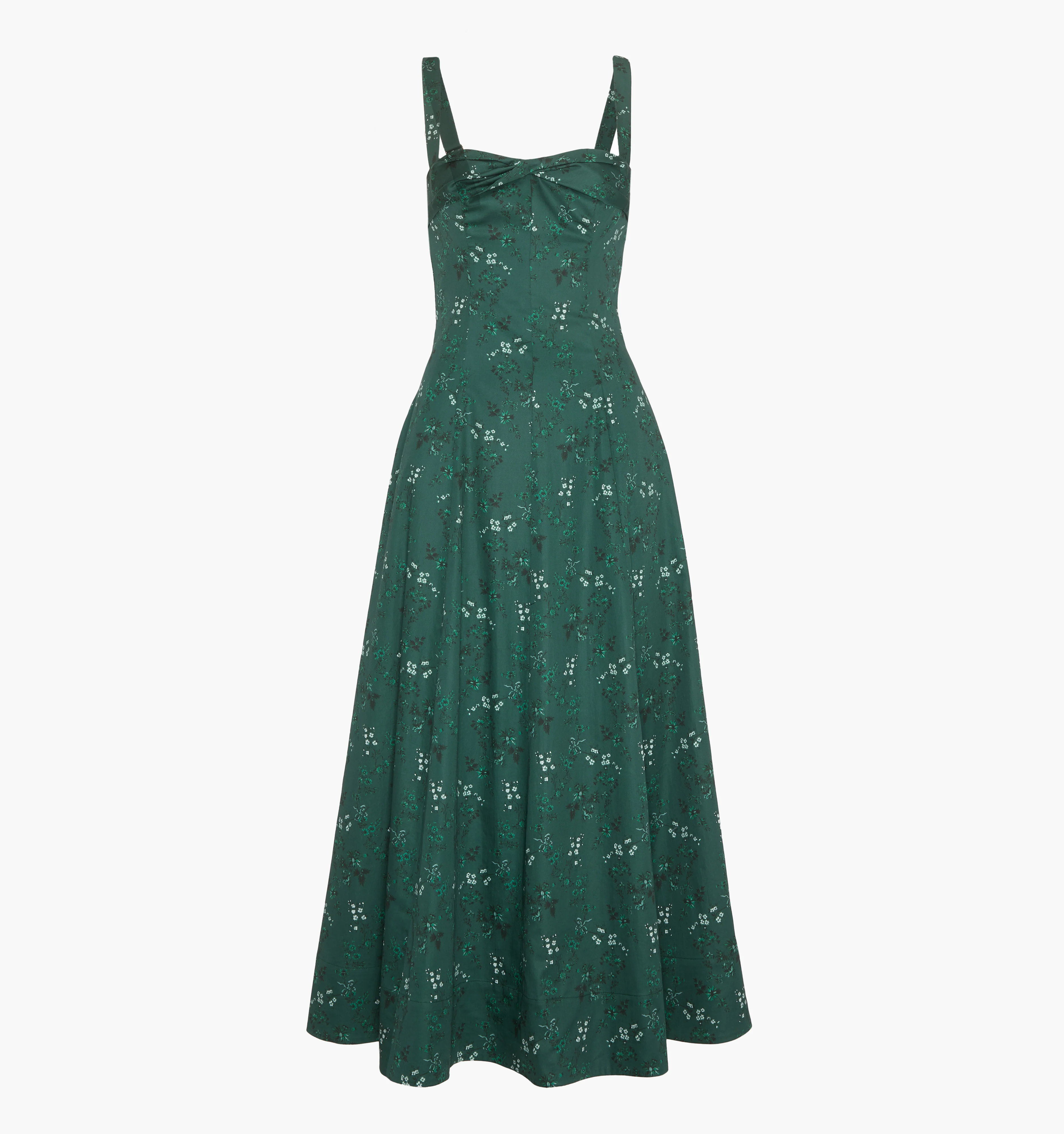 The Jude Dress - Green Scallop Bow Chintz - Image 8