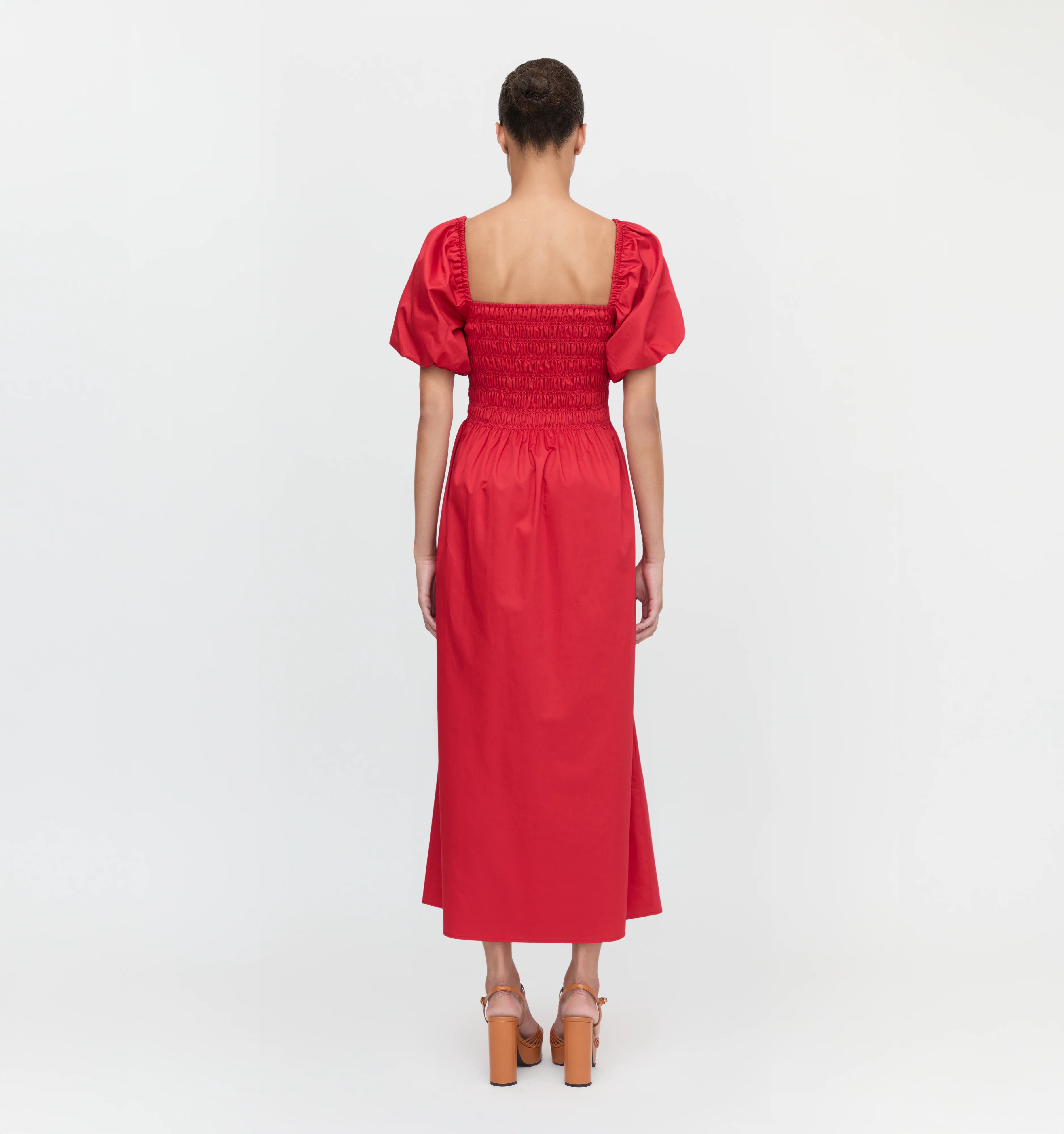 The Julia Dress - Carmine Red - Image 2