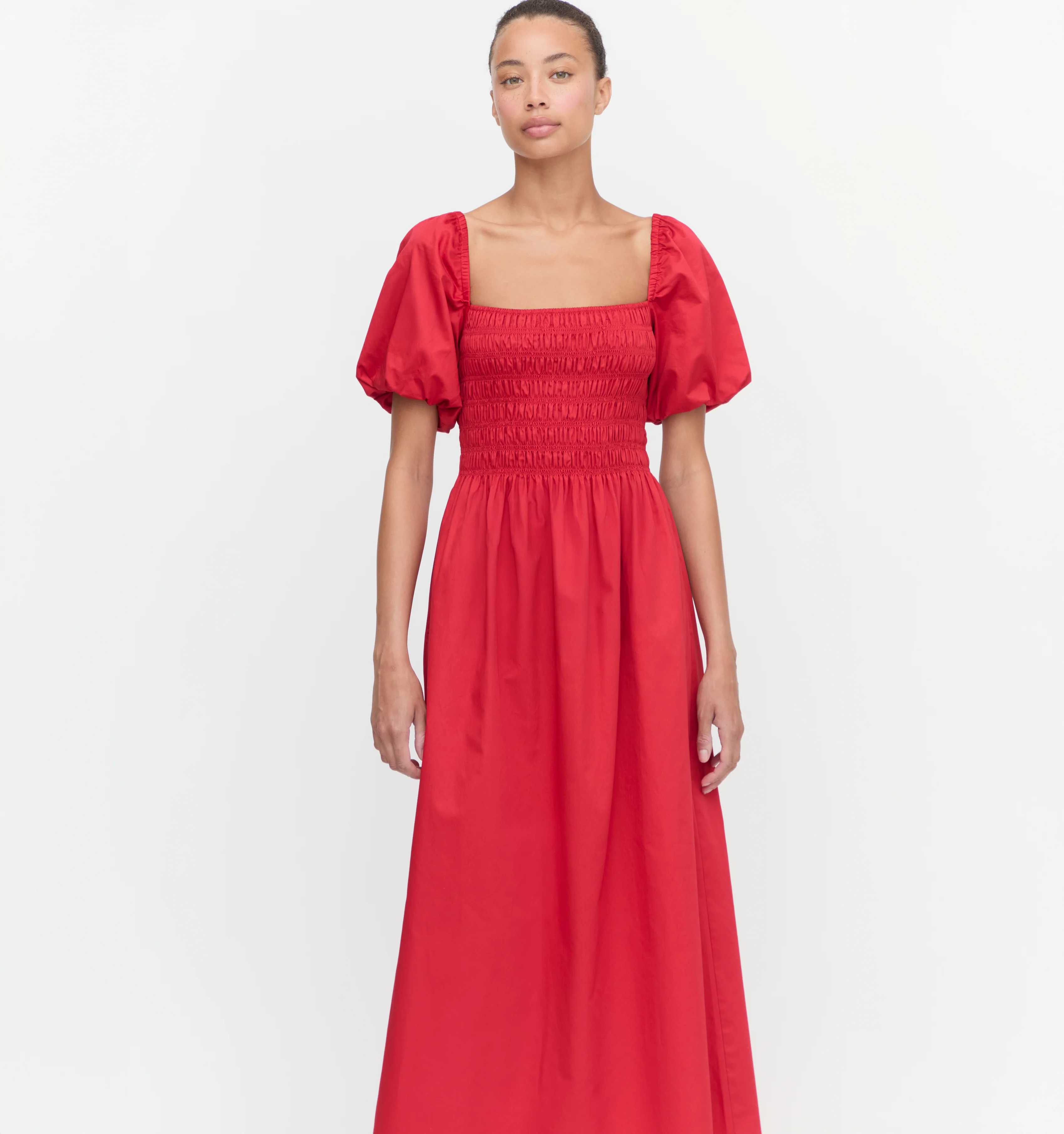 The Julia Dress - Carmine Red - Image 3