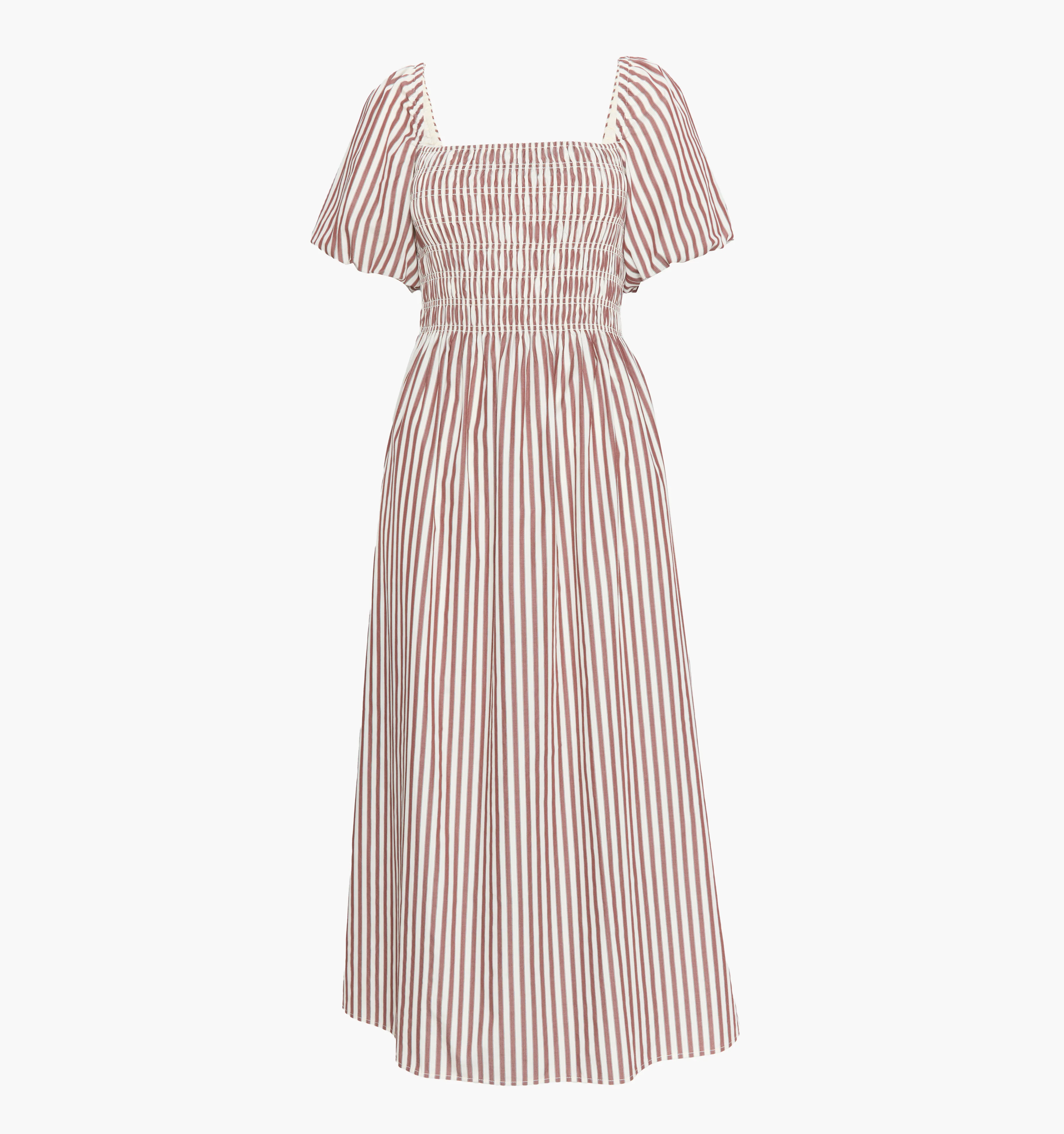 The Julia Dress - Rust Stripe - Image 5