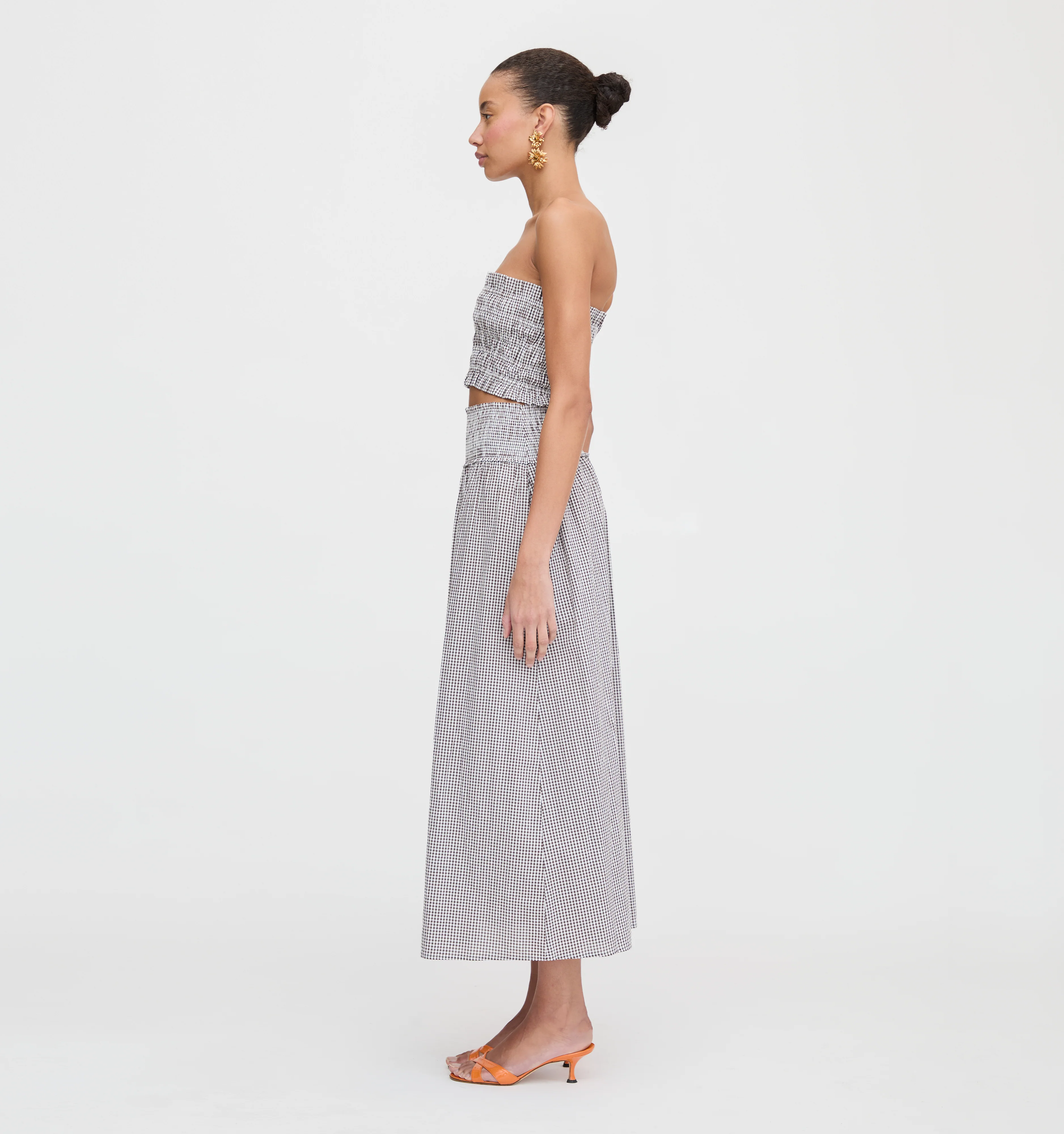 The June Nap Top - Chocolate Gingham - Image 4