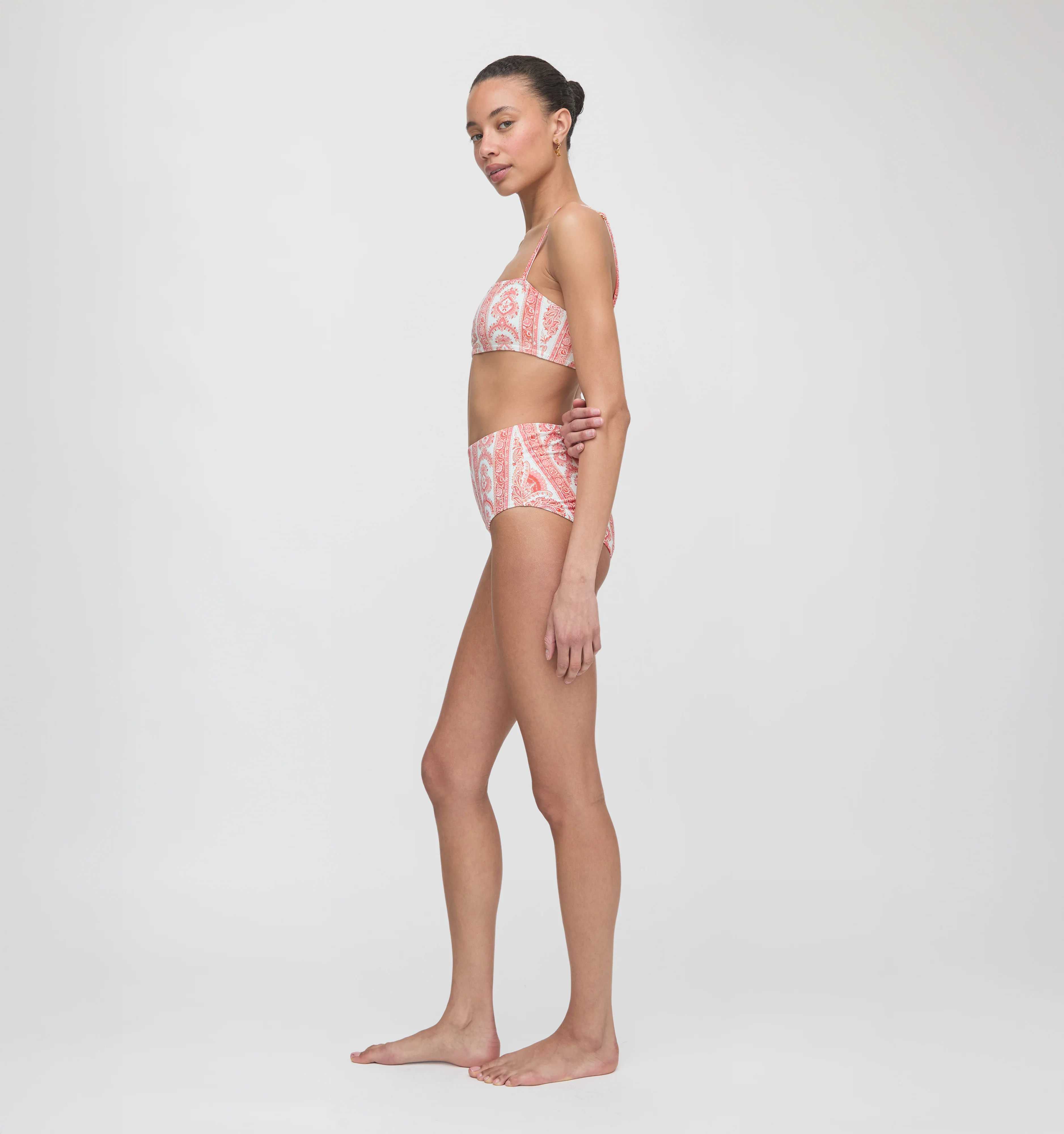 The Juno Bikini Set - Coral Corsica Paisley - Image 3