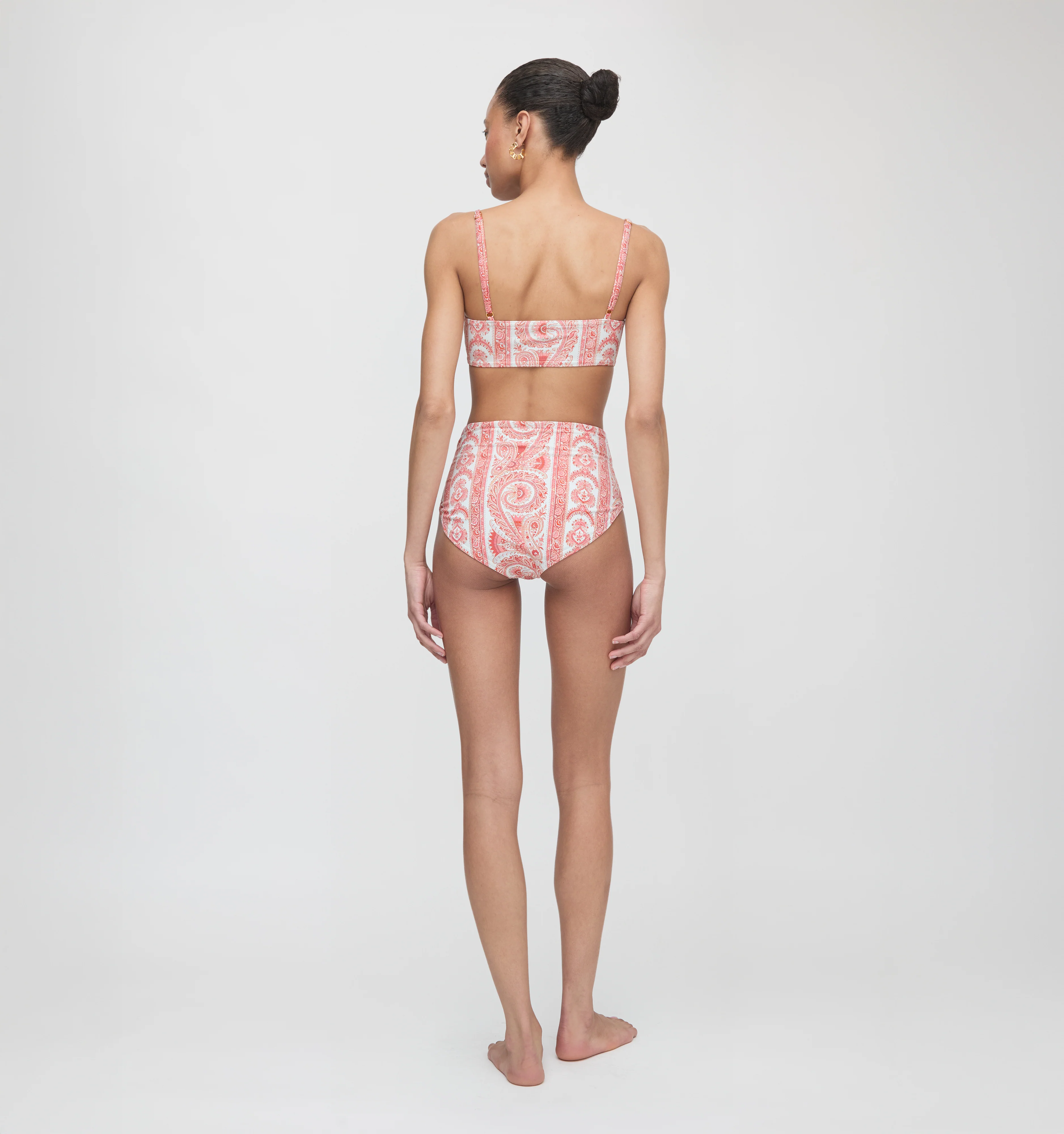The Juno Bikini Set - Coral Corsica Paisley - Image 4