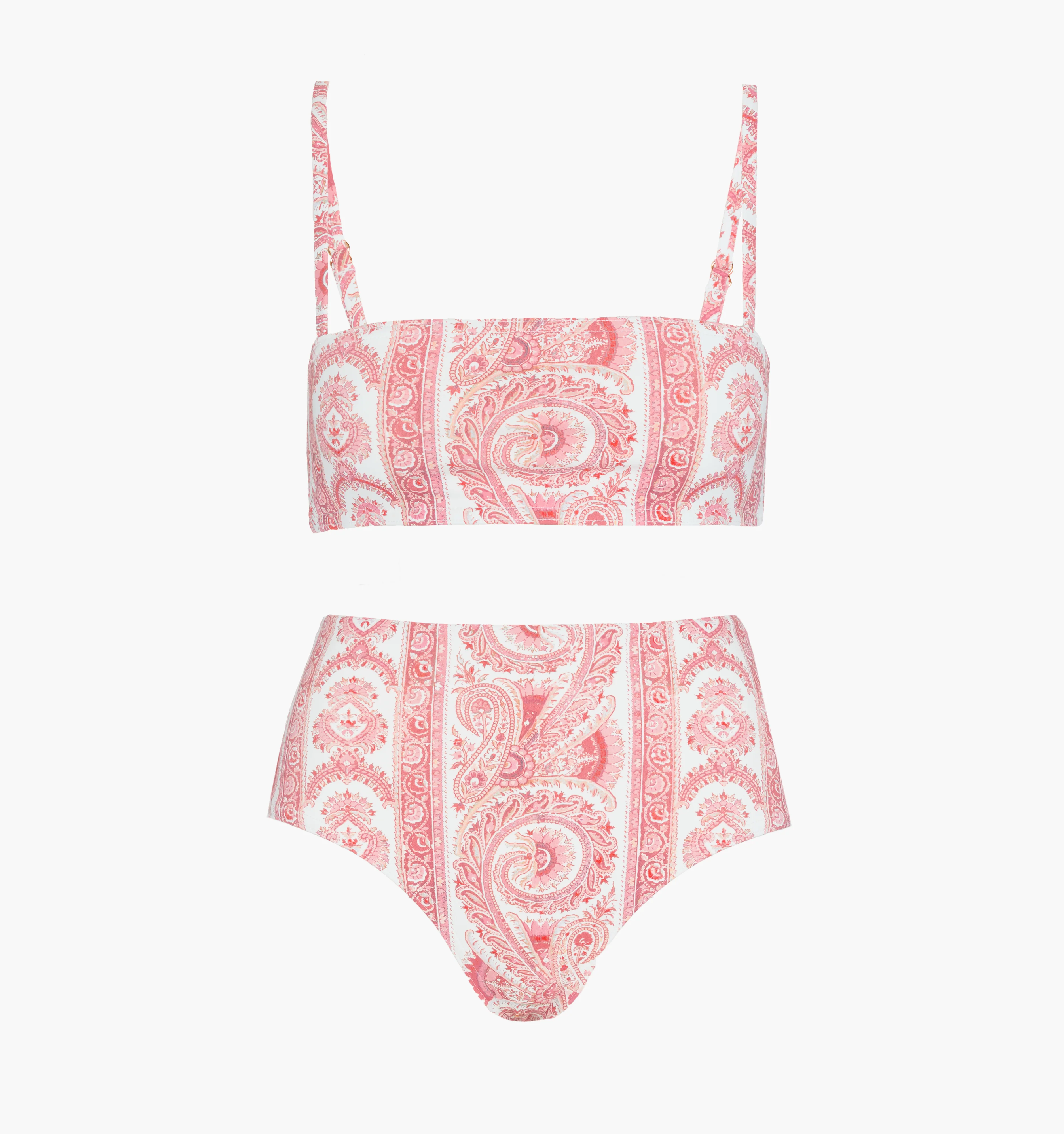 The Juno Bikini Set - Coral Corsica Paisley - Image 6