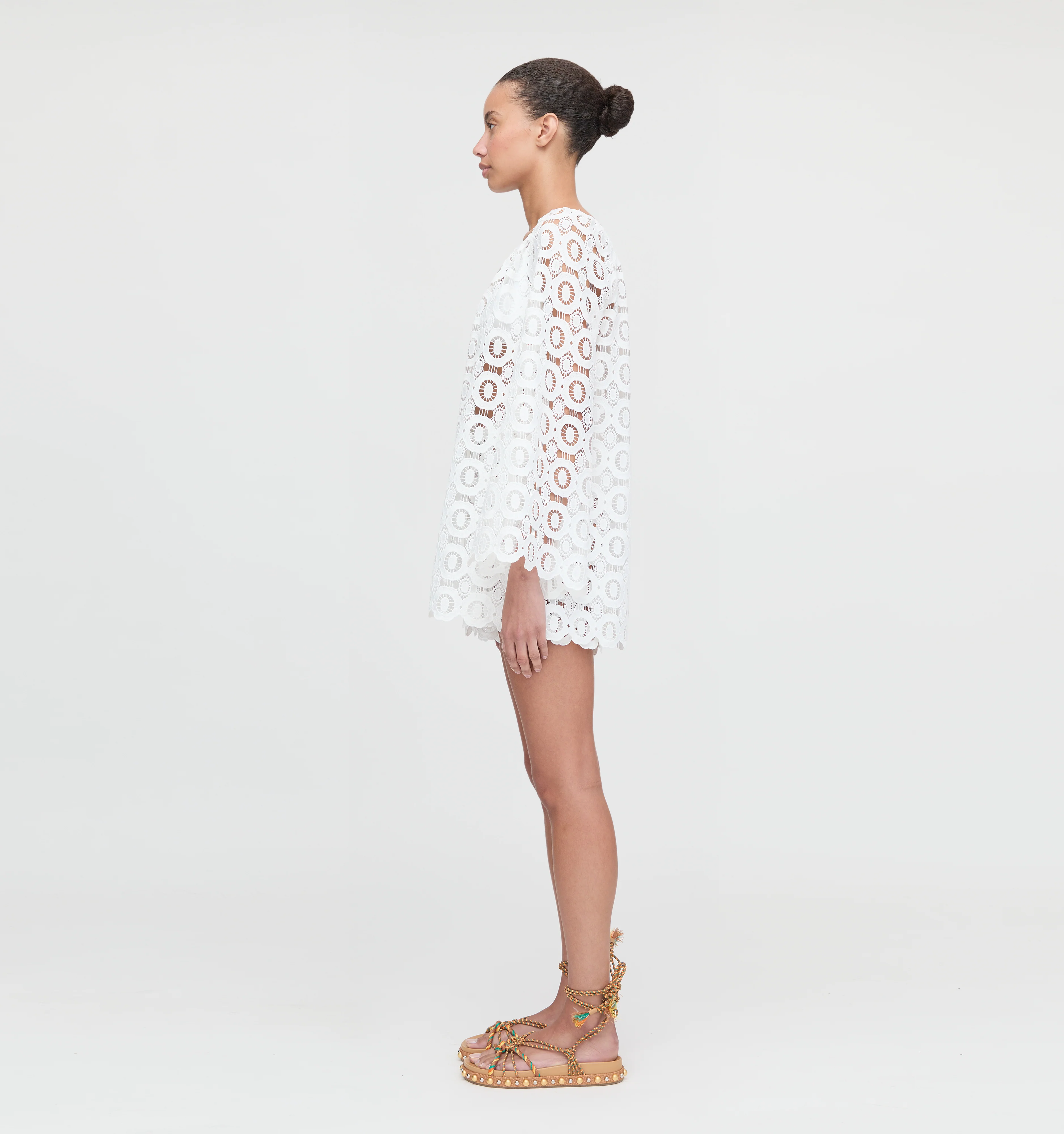 The Kaya Short - White Lace - Image 8
