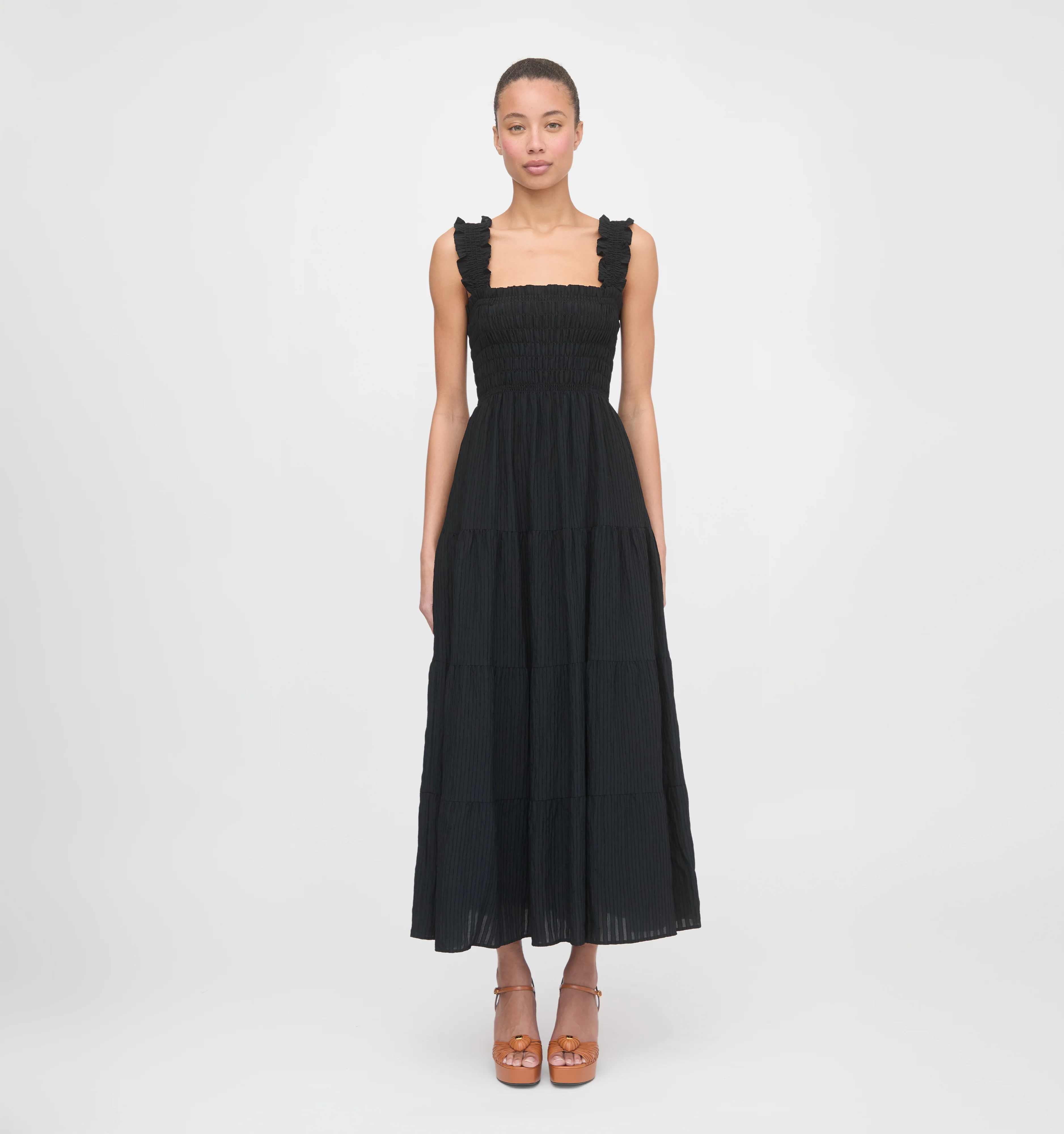 The Kimmy Maxi Nap Dress - Black