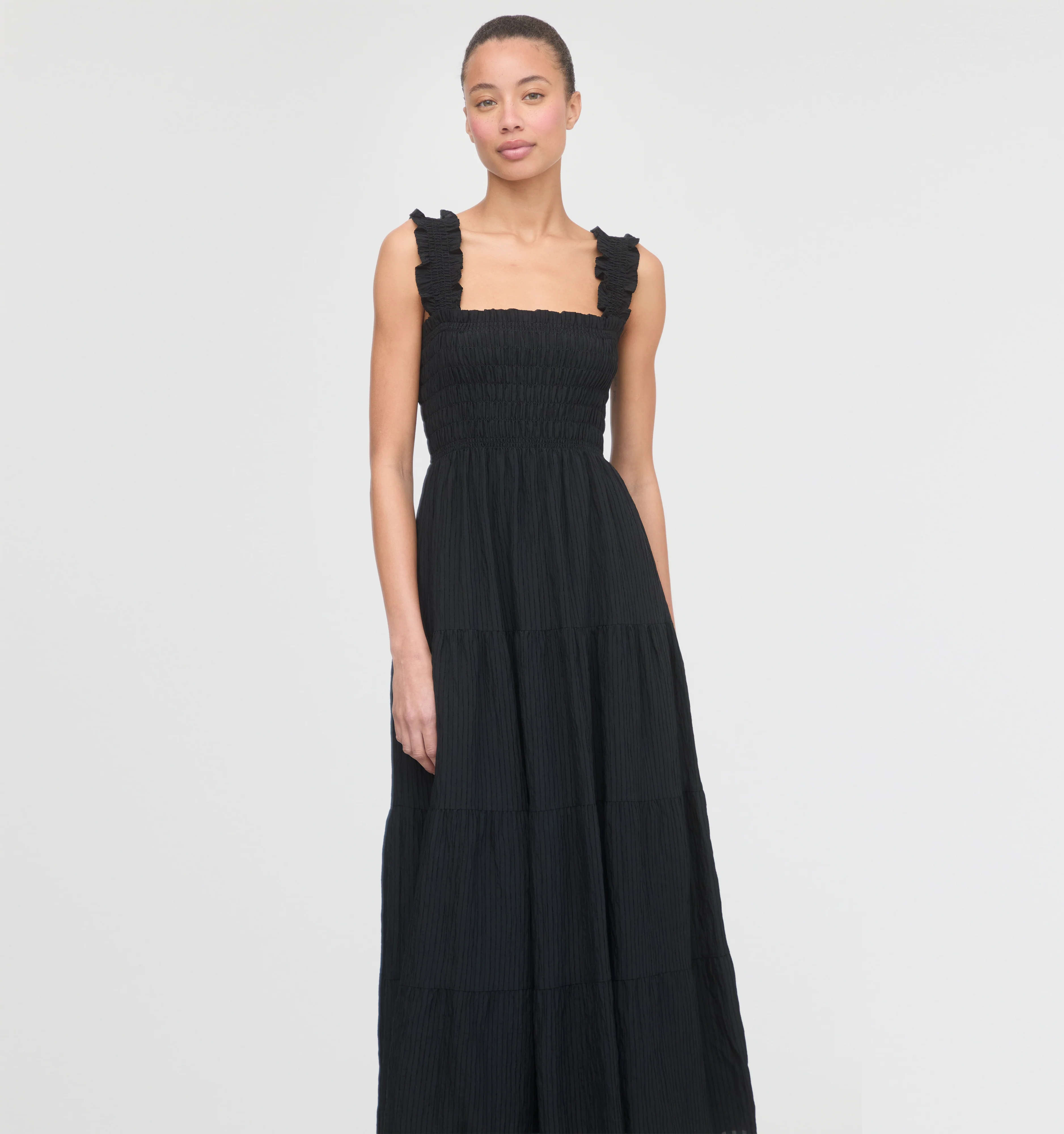 The Kimmy Maxi Nap Dress - Black - Image 2