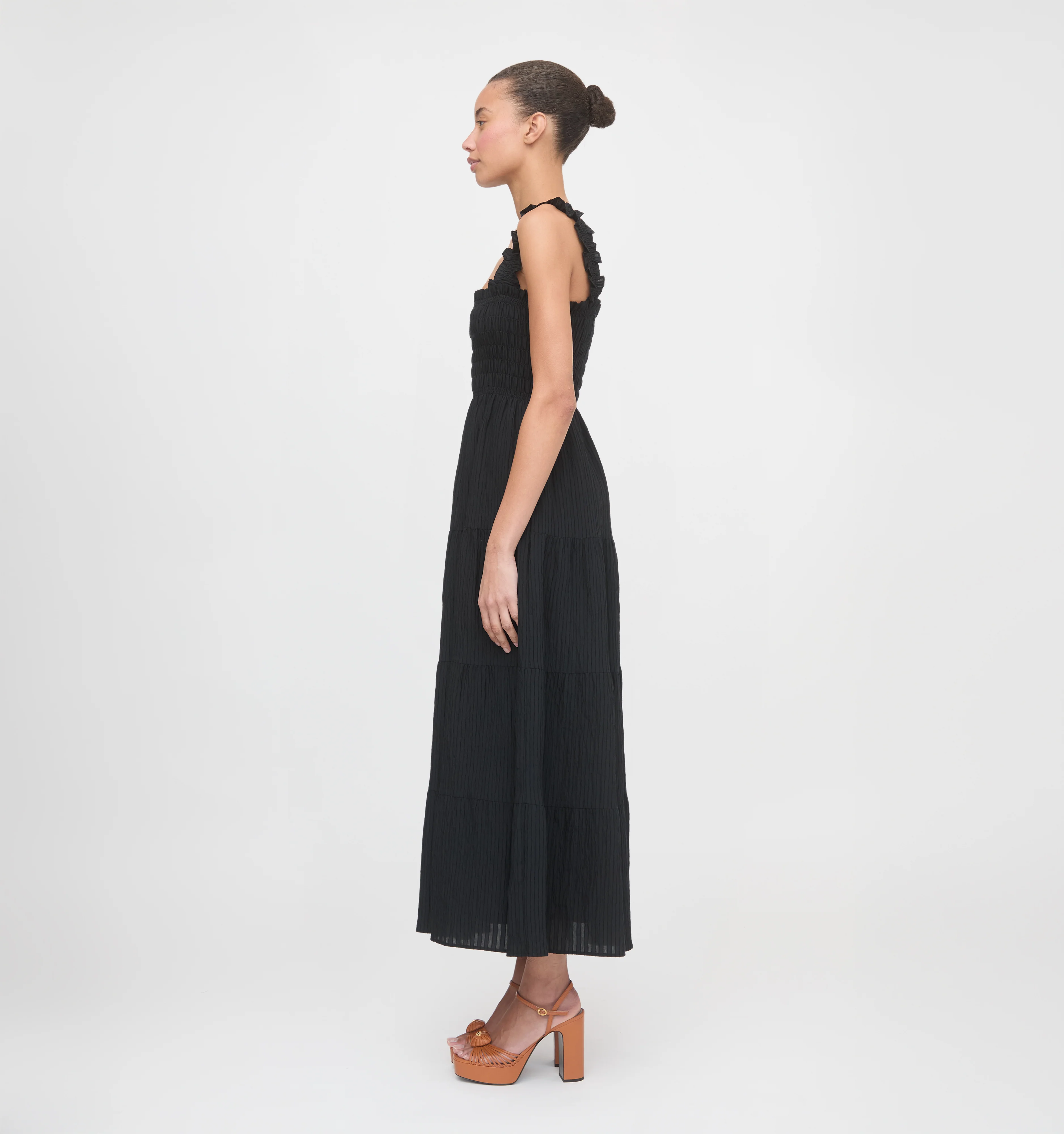 The Kimmy Maxi Nap Dress - Black - Image 3