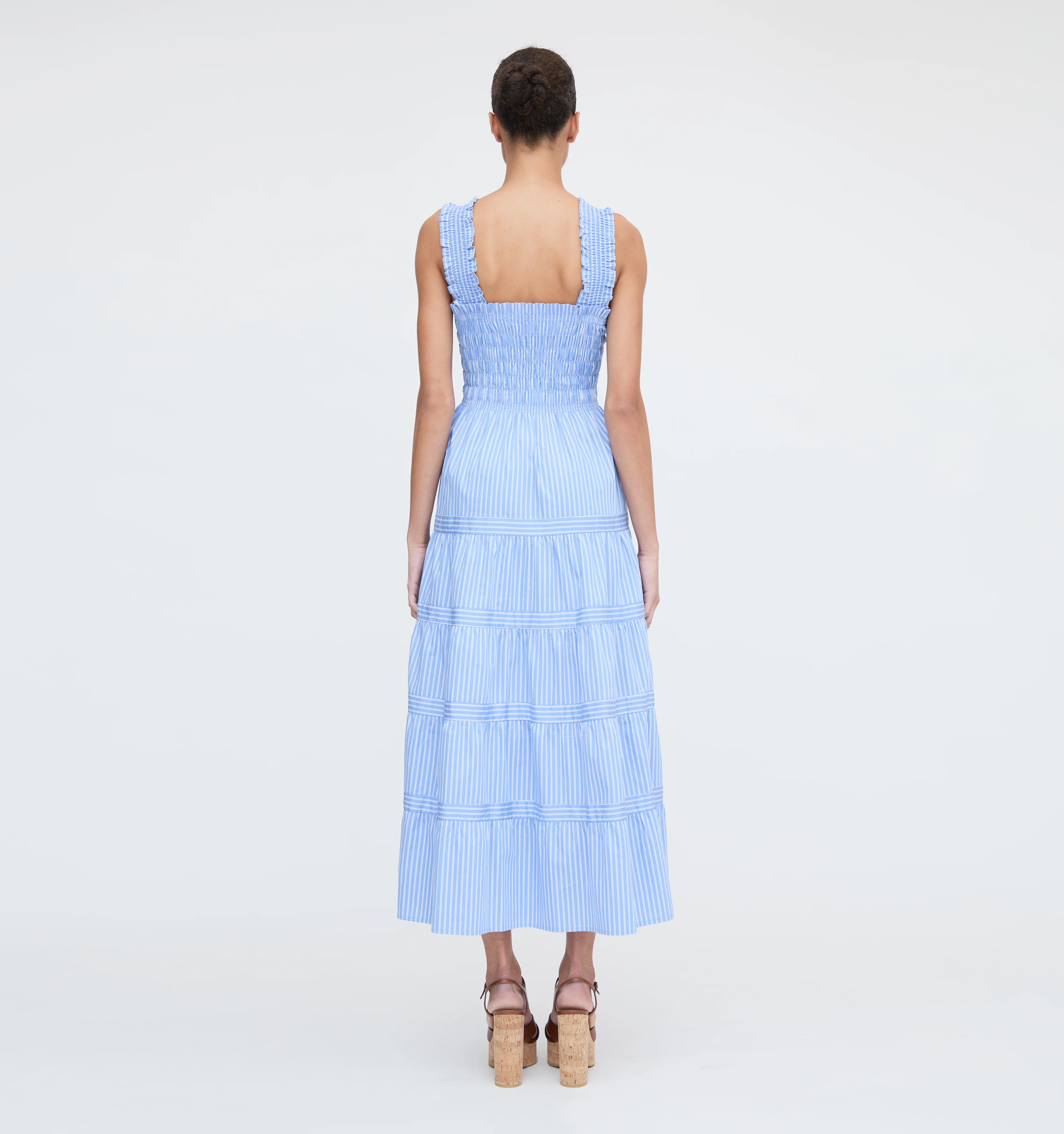 The Kimmy Nap Dress - Blue Stripe - Image 4