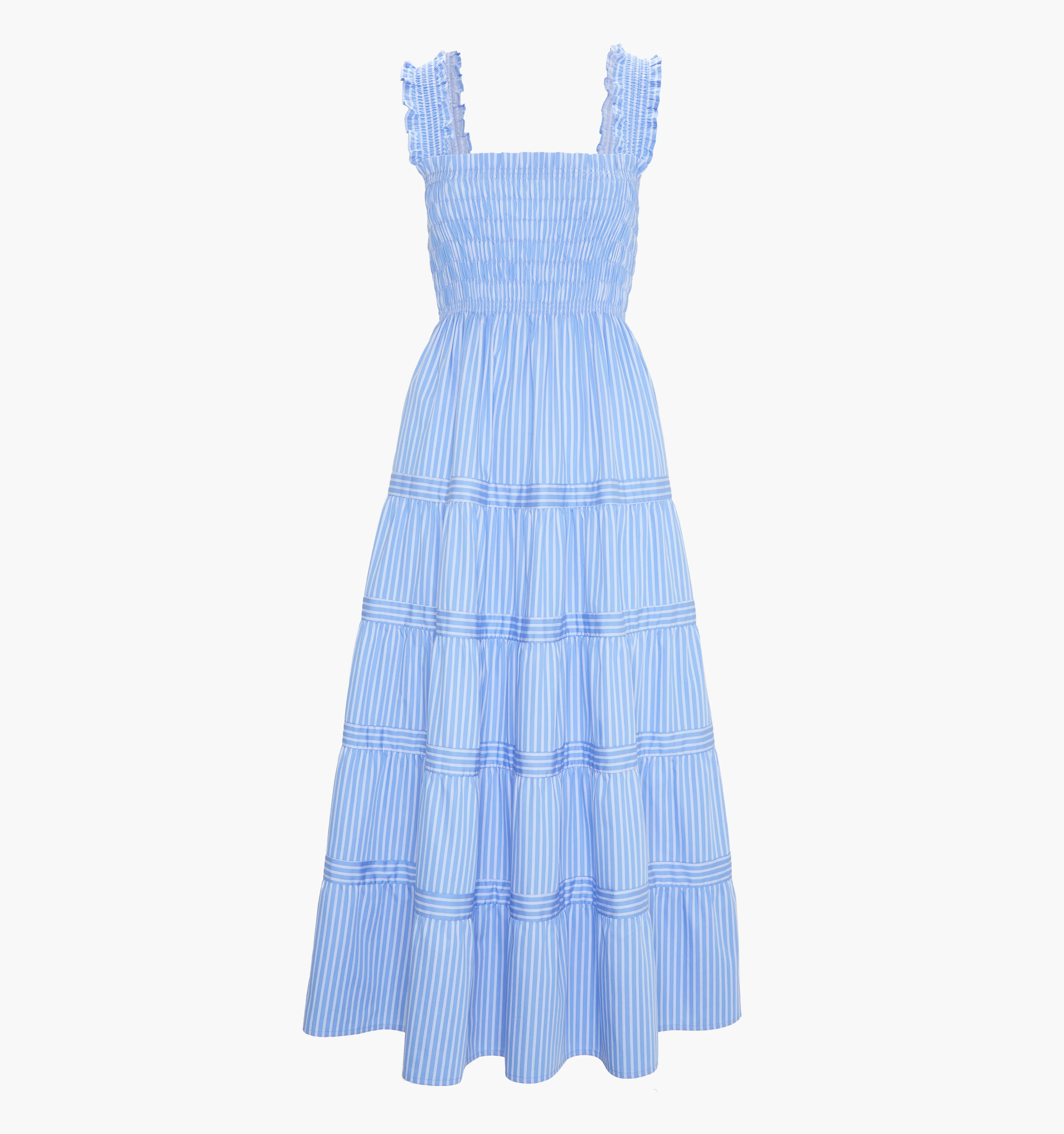The Kimmy Nap Dress - Blue Stripe - Image 7