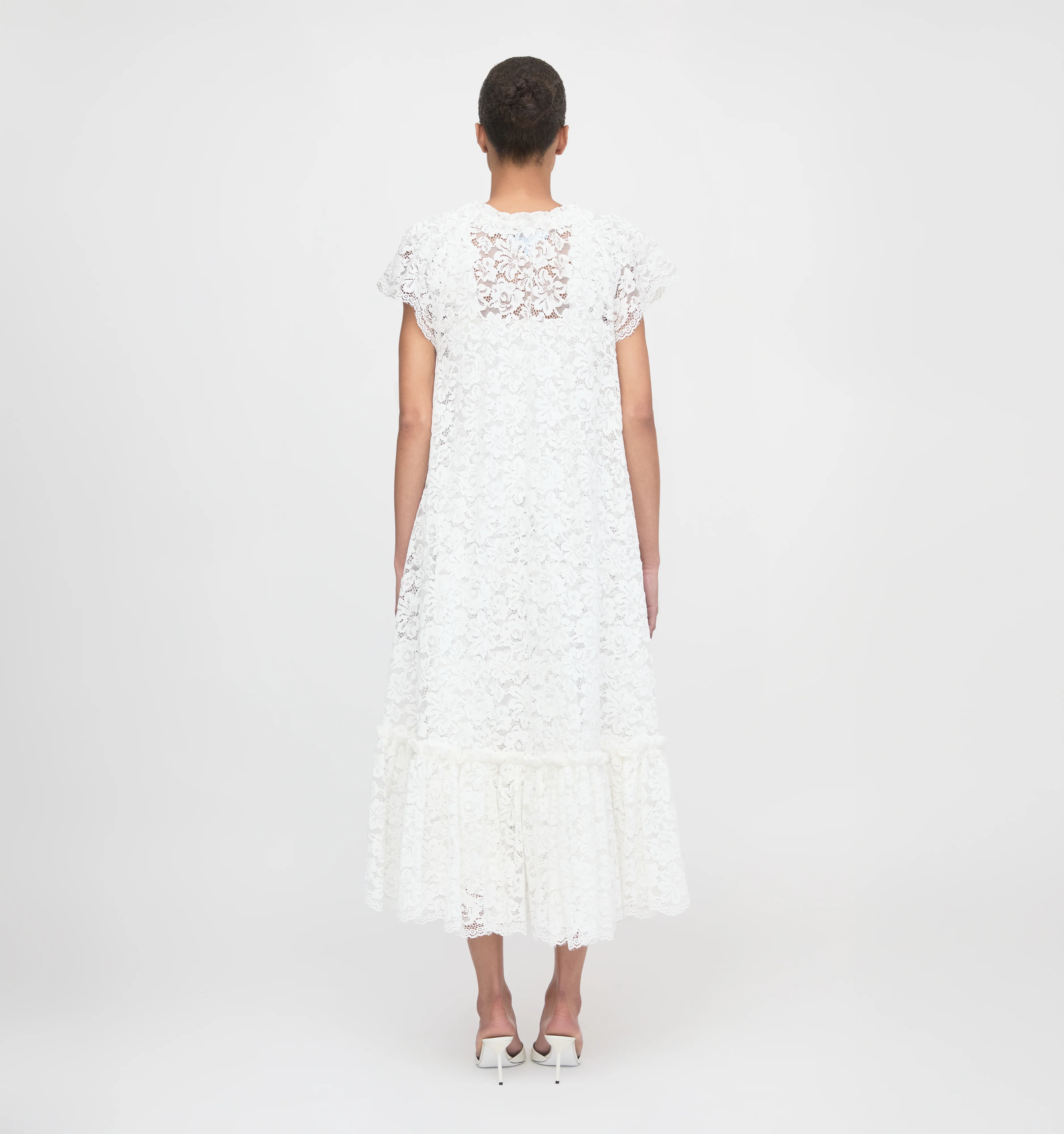 The Lace Coco Duster - White Fleur Lace - Image 6