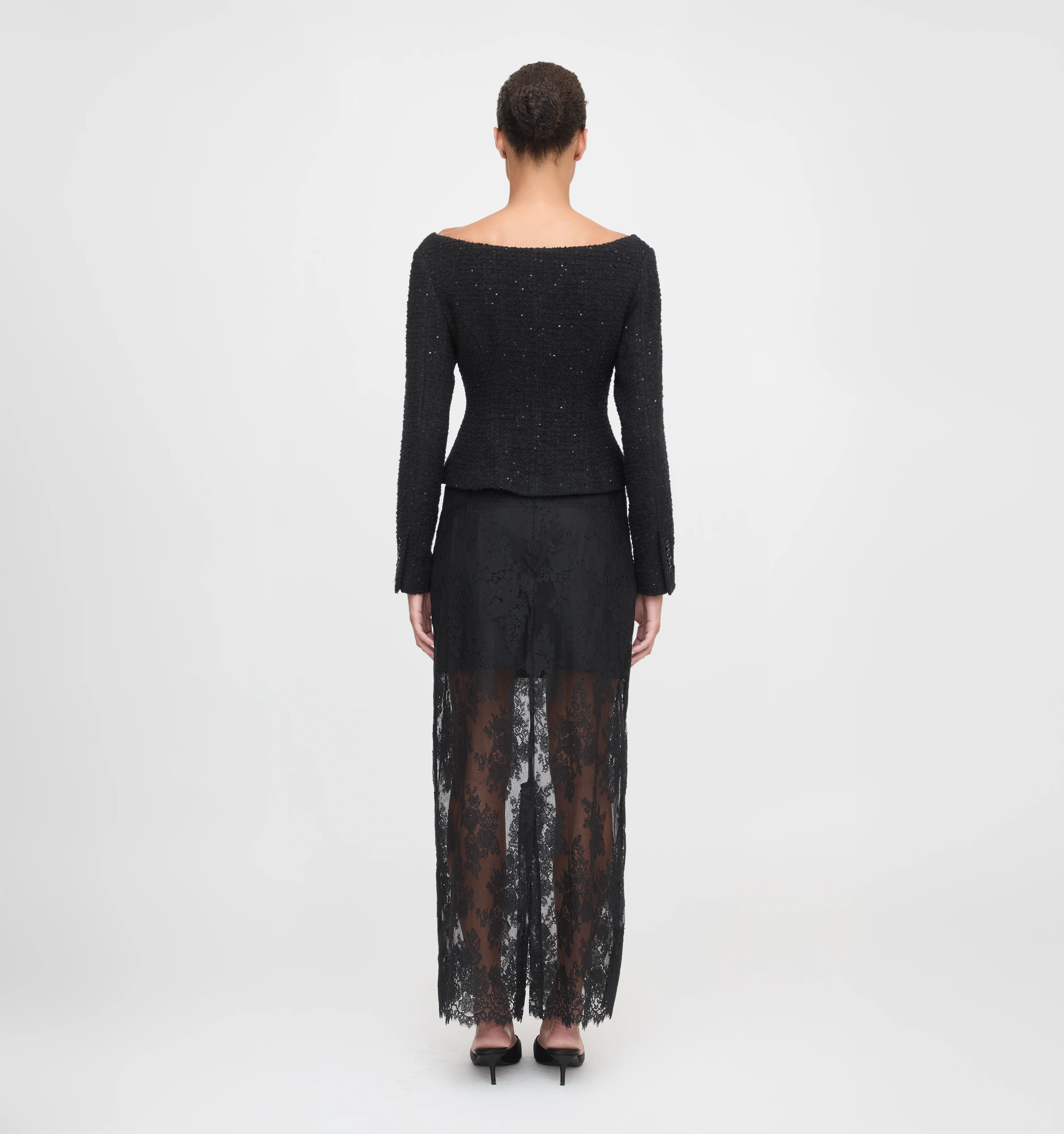 The Lark Skirt - Black Lace - Image 4