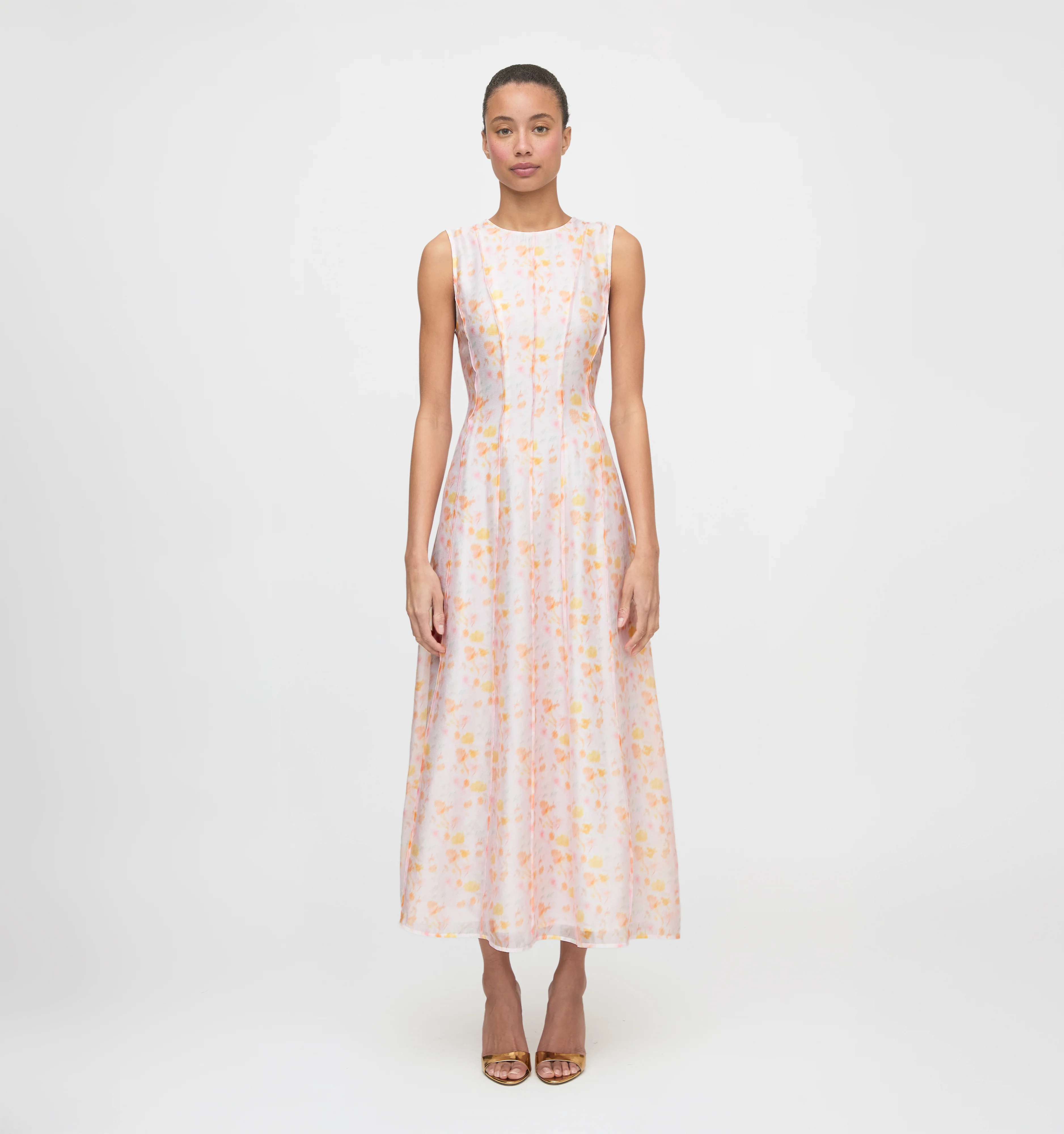 The Leanne Dress - Sunwashed Petals