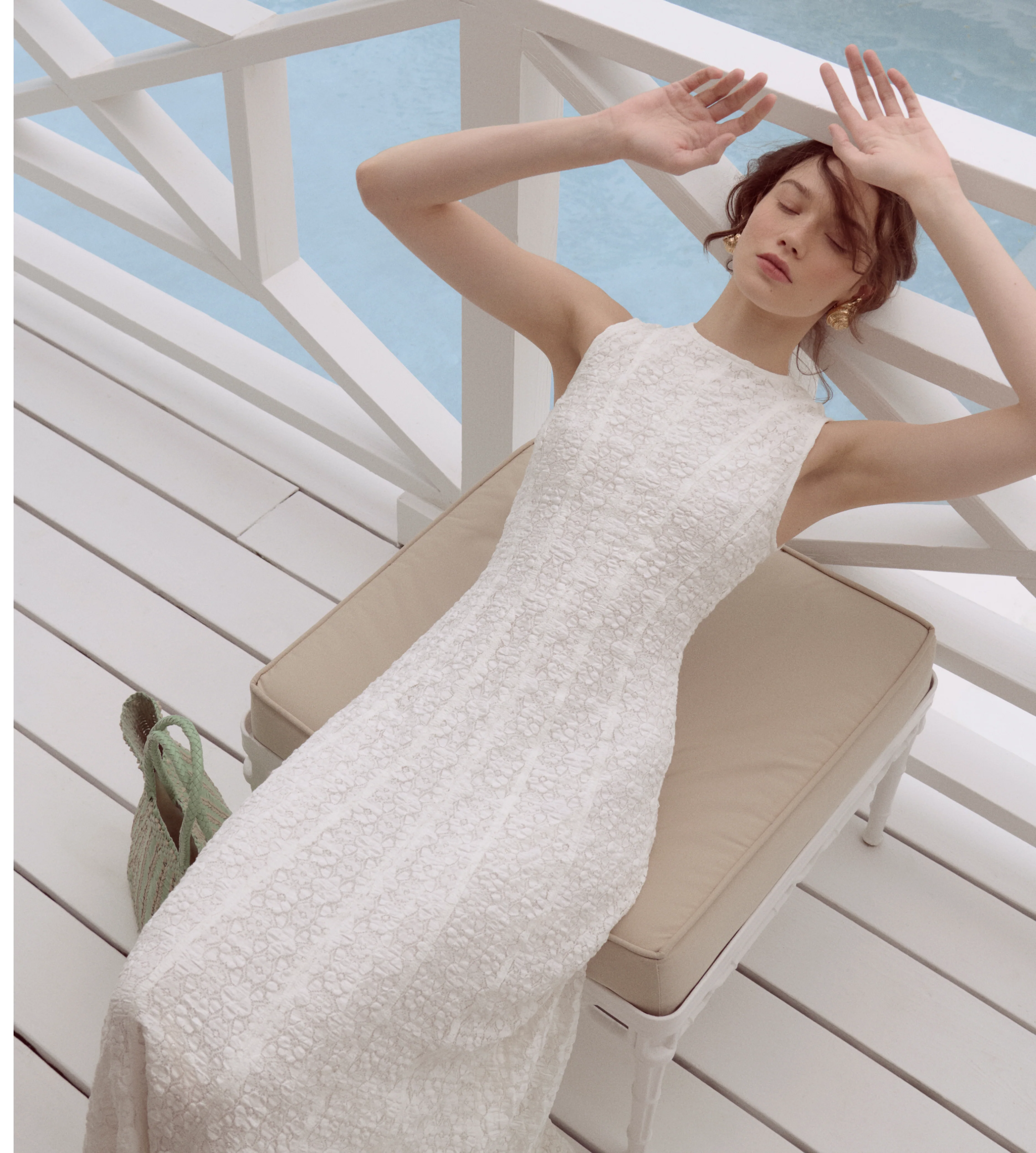 The Leanne Dress - White Lace