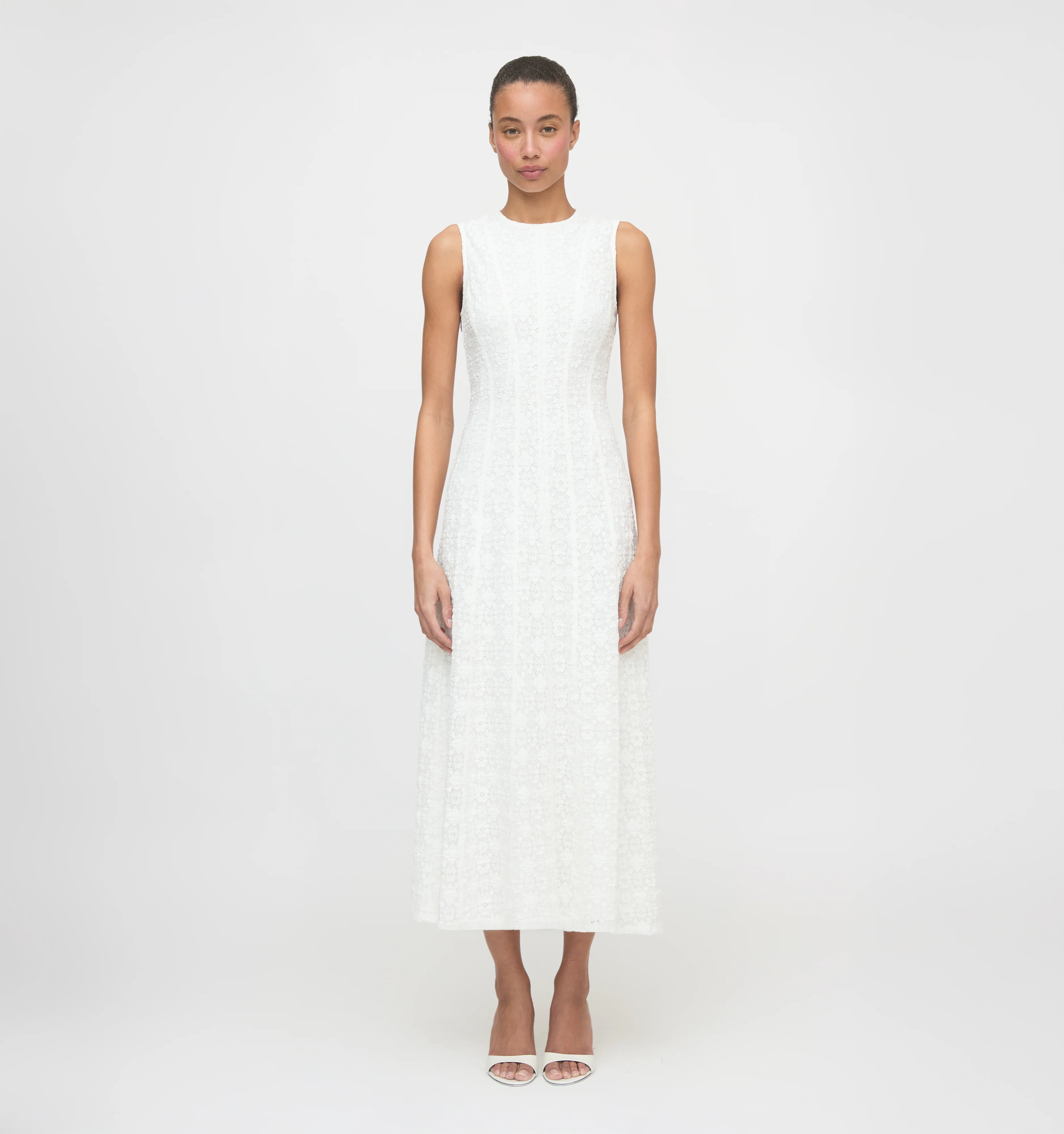 The Leanne Dress - White Lace - Image 2