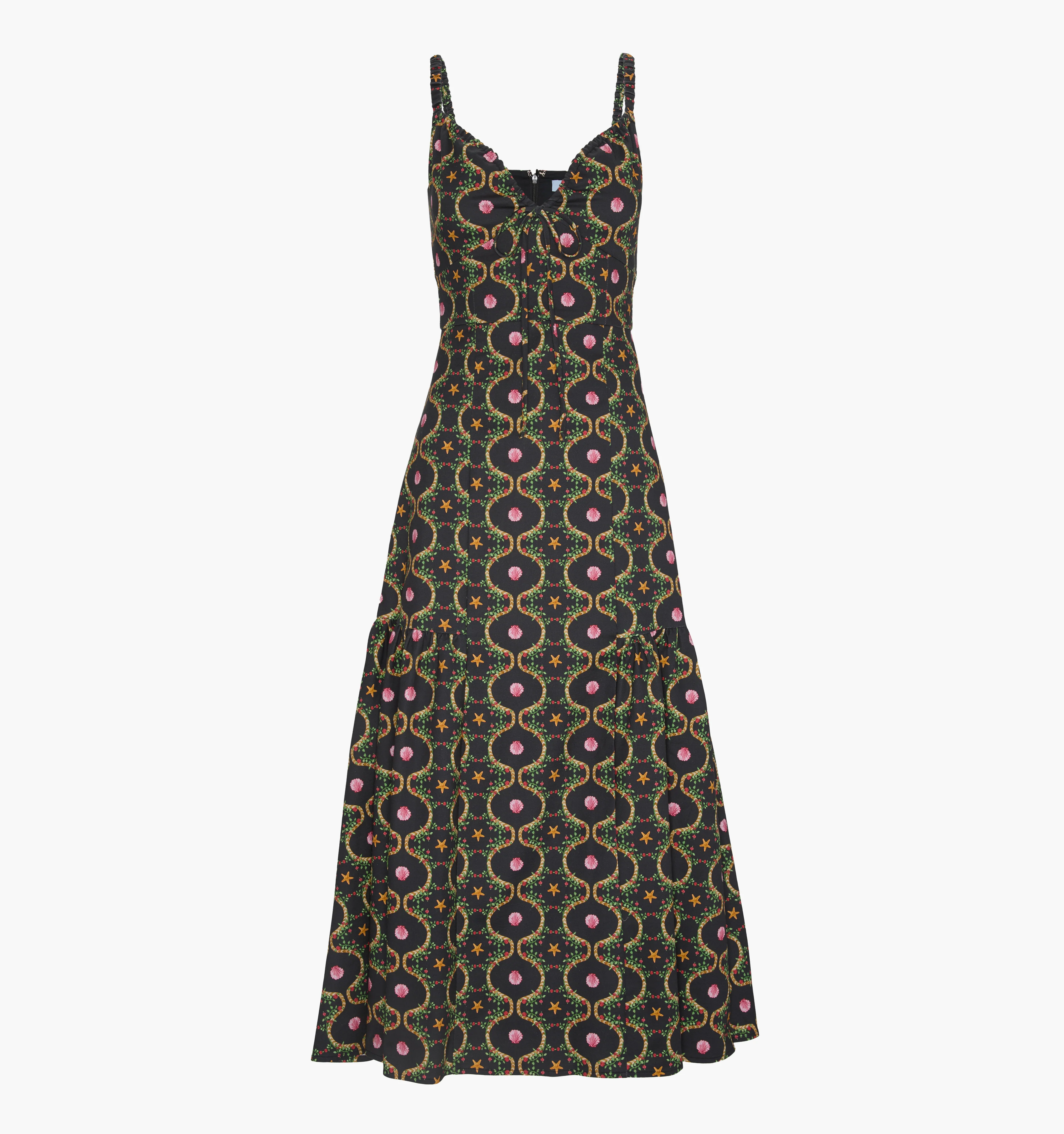 The Lillie Dress - Black Cisco Trellis - Image 4